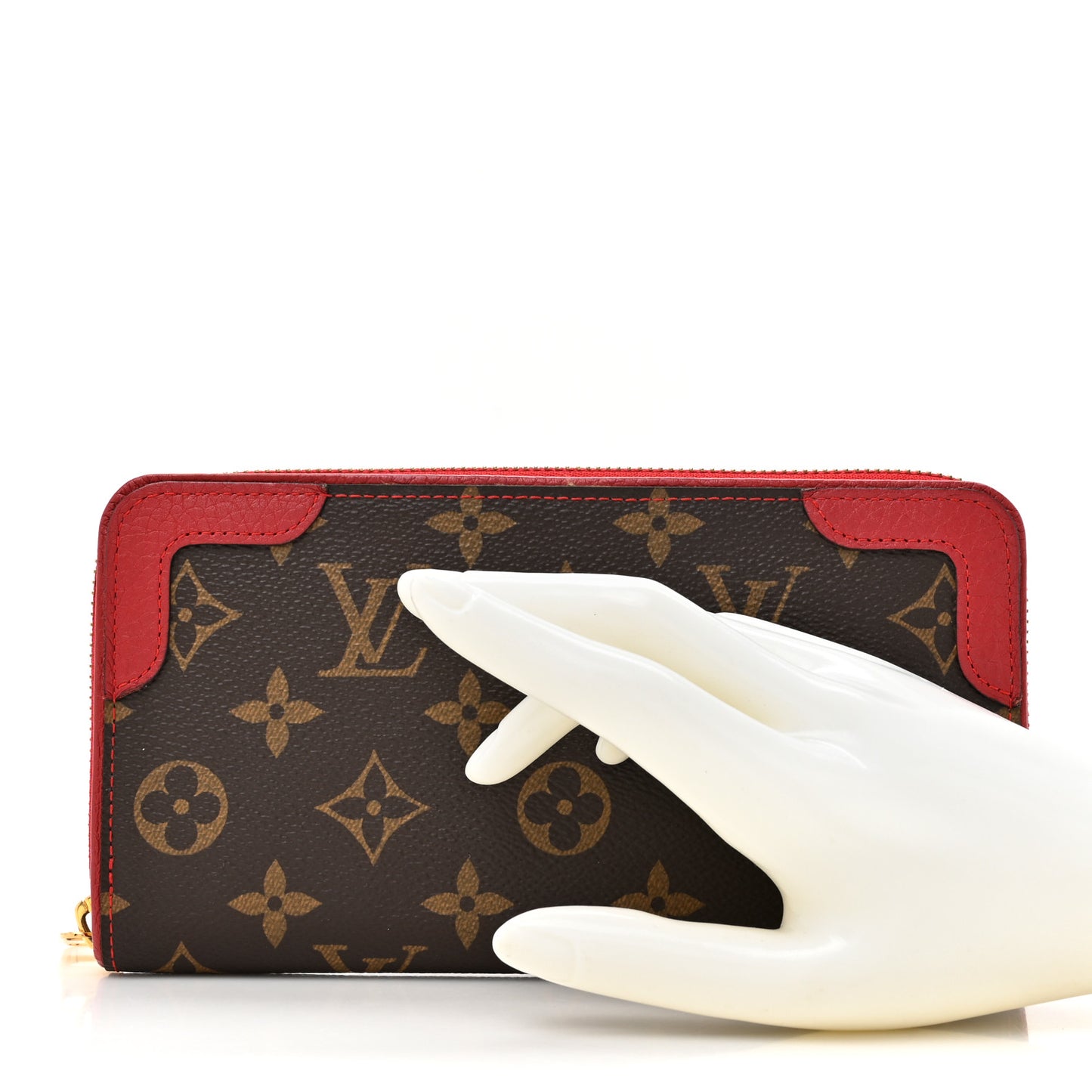 Monogram Retiro Zippy Wallet Cherry