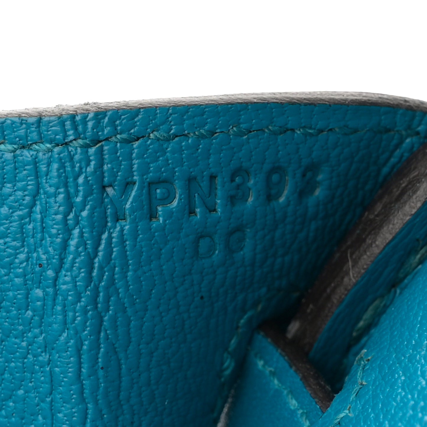Tadelakt Birkin 25 Bleu Izmir