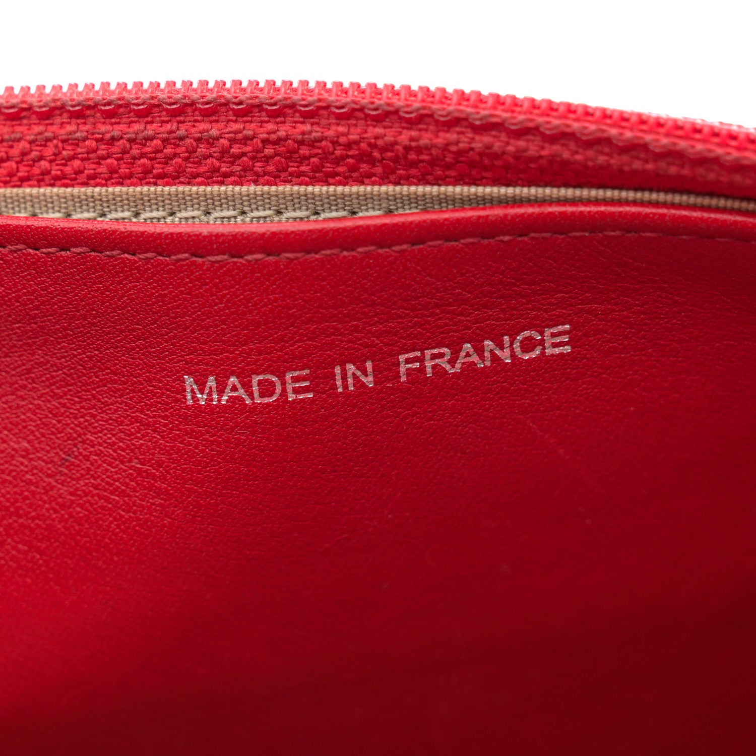 Chanel Caviar Sevruga Wallet on Chain WOC Red 7 of 16