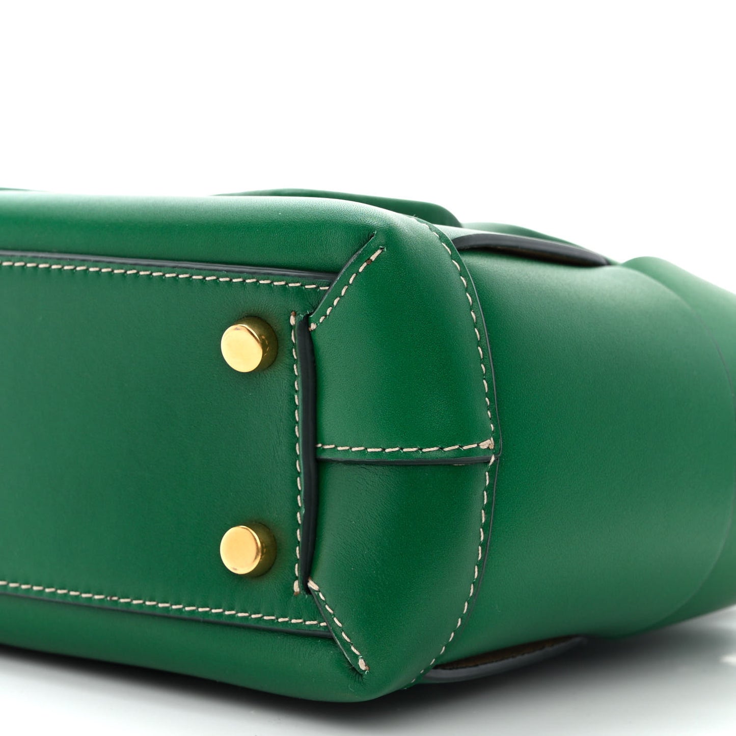 French Calfskin Maxi Intrecciato Arco 33 Racing Green