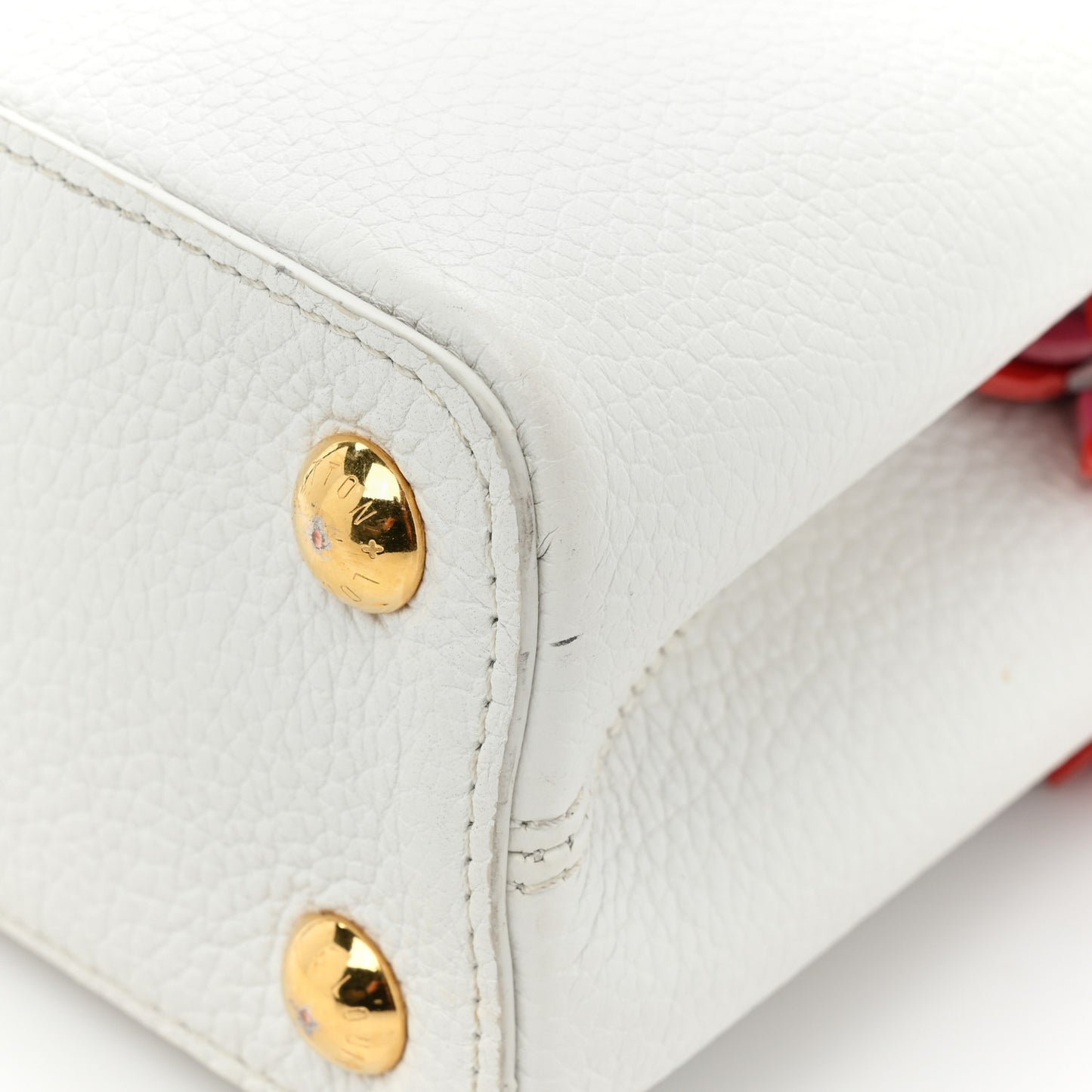 Hanami Taurillon Capucines BB White Multicolor