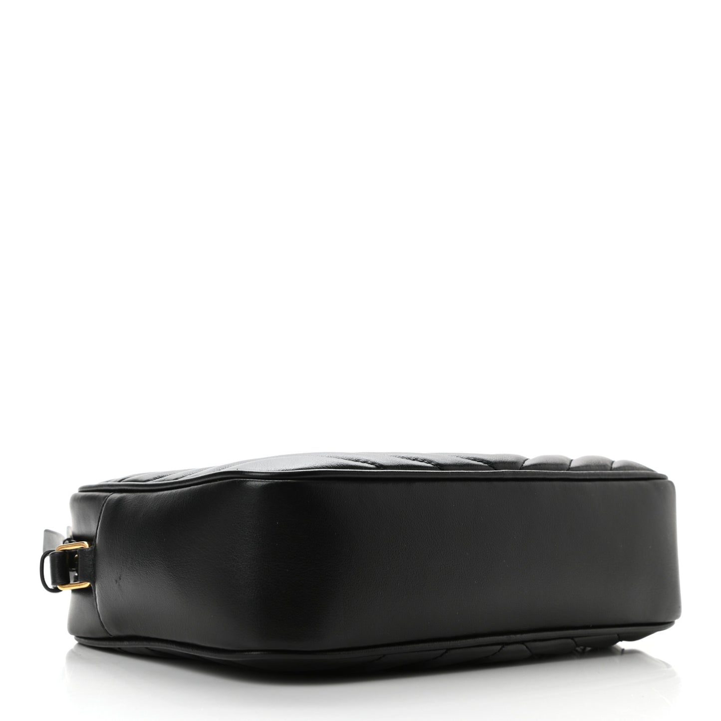 Calfskin Matelasse Monogram Lou Camera Bag Black