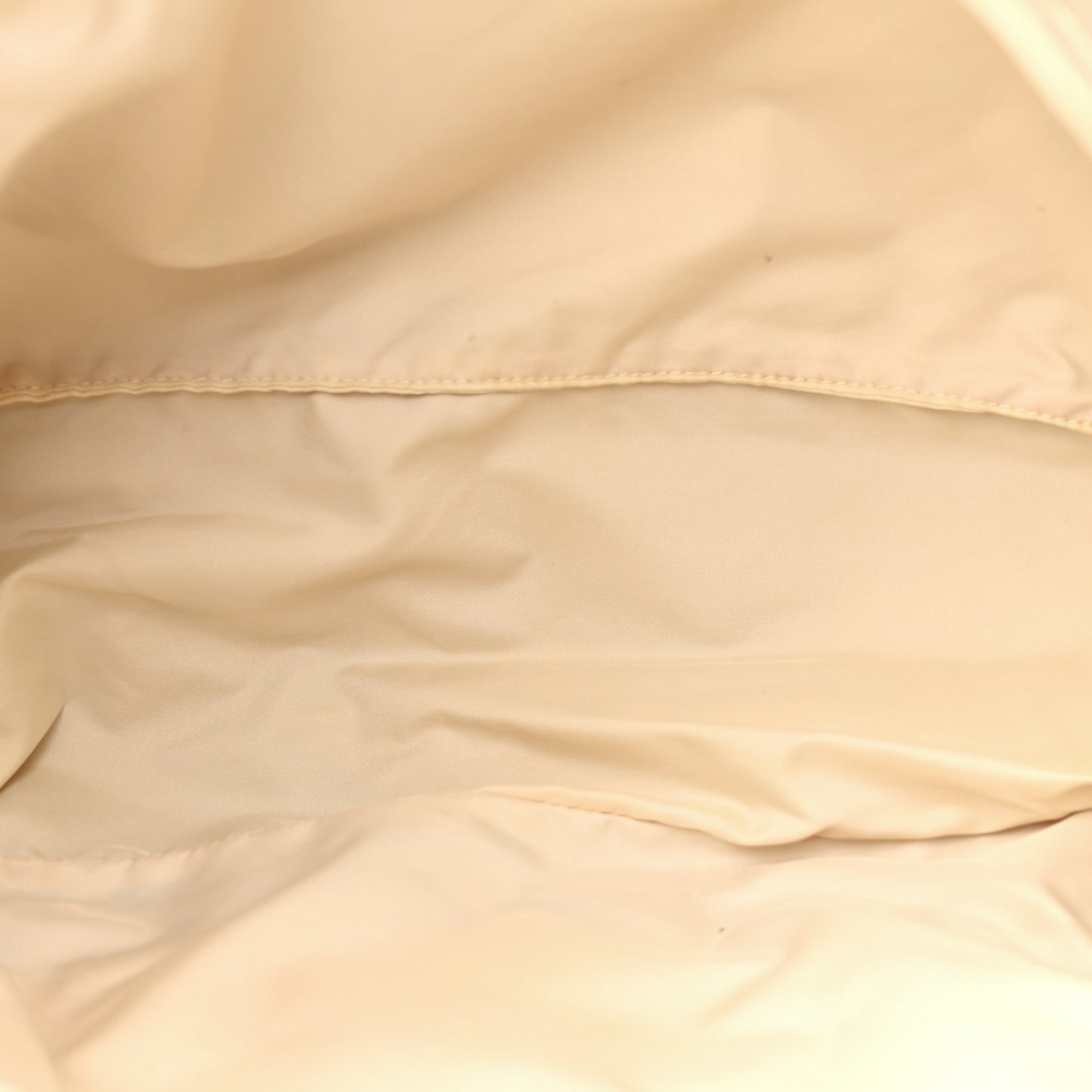 Nylon Medium Travel Tote Beige