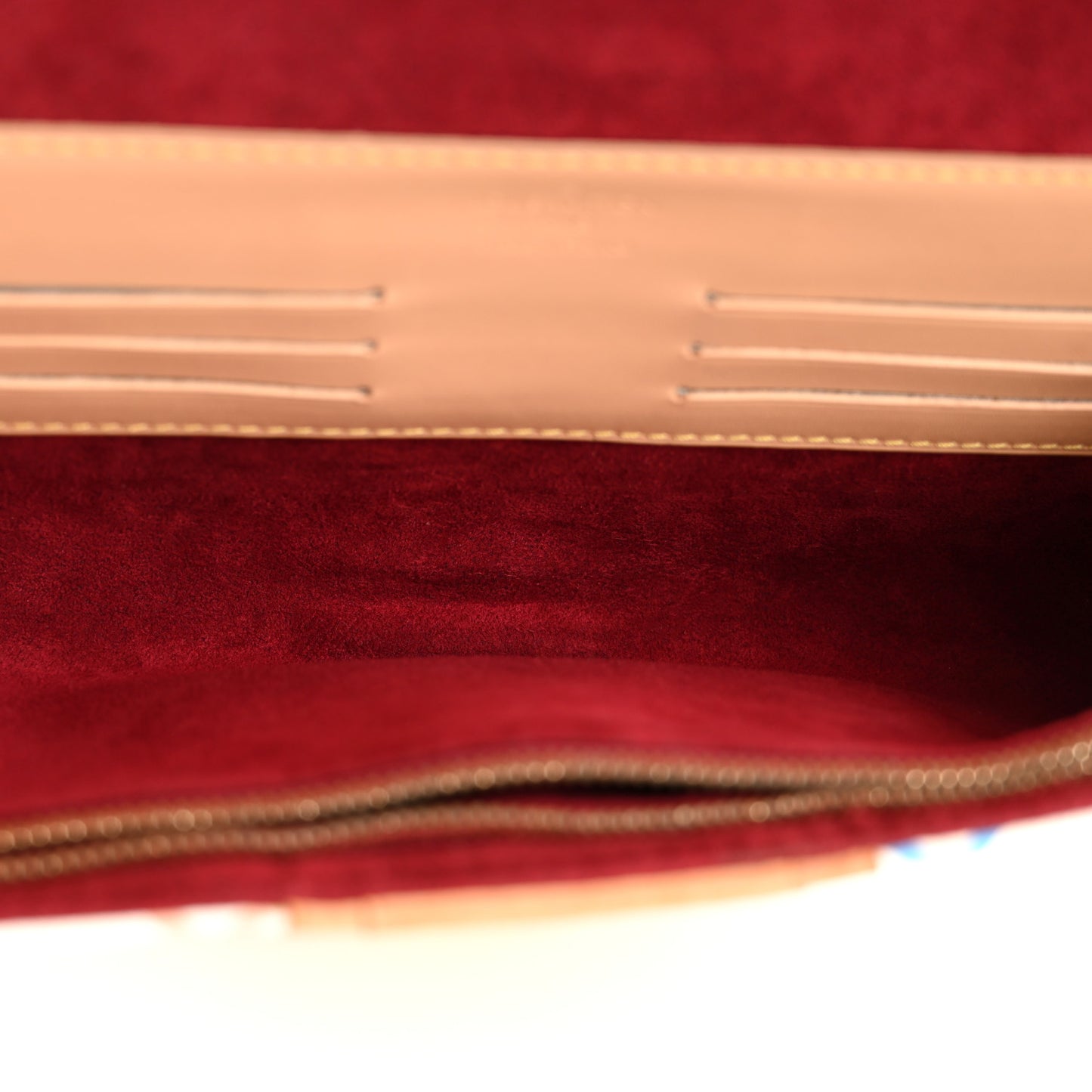 Monogram Multicolor Courtney Clutch White