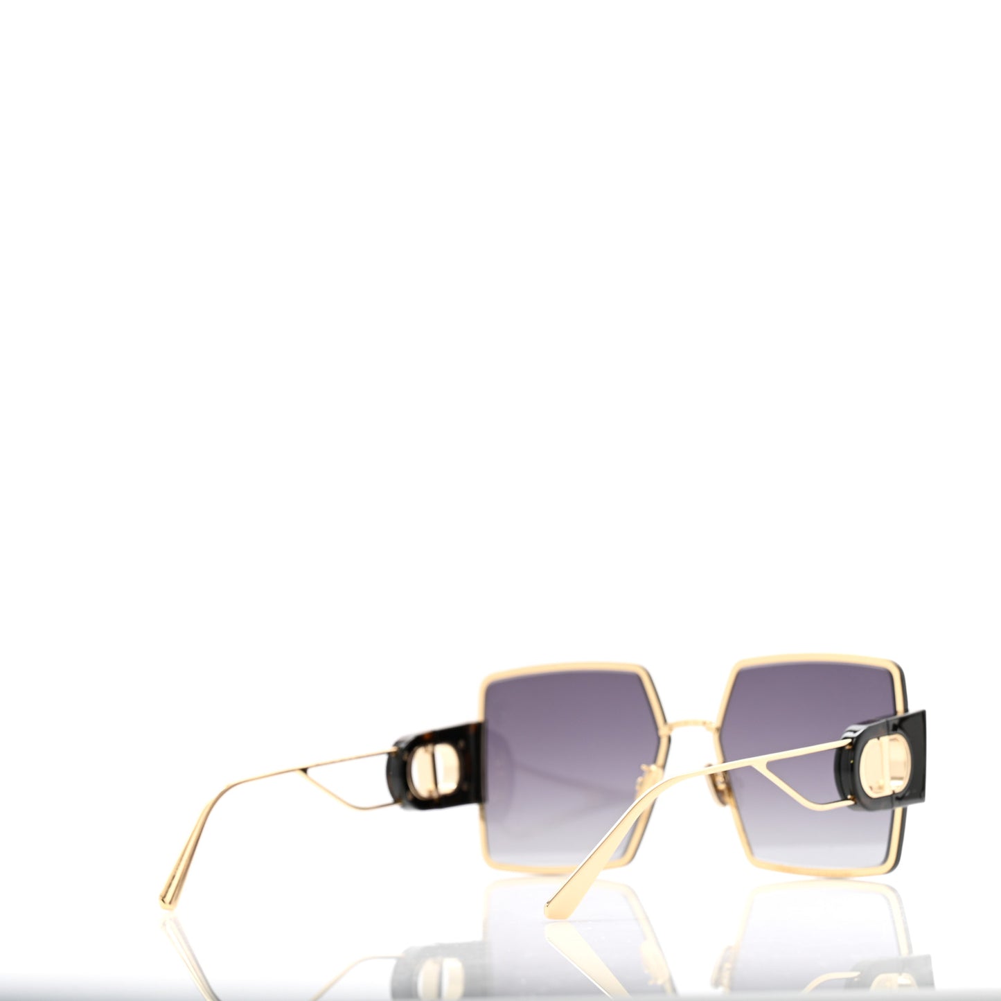 Acetate Square 30 Montaigne Sunglasses Tortoise