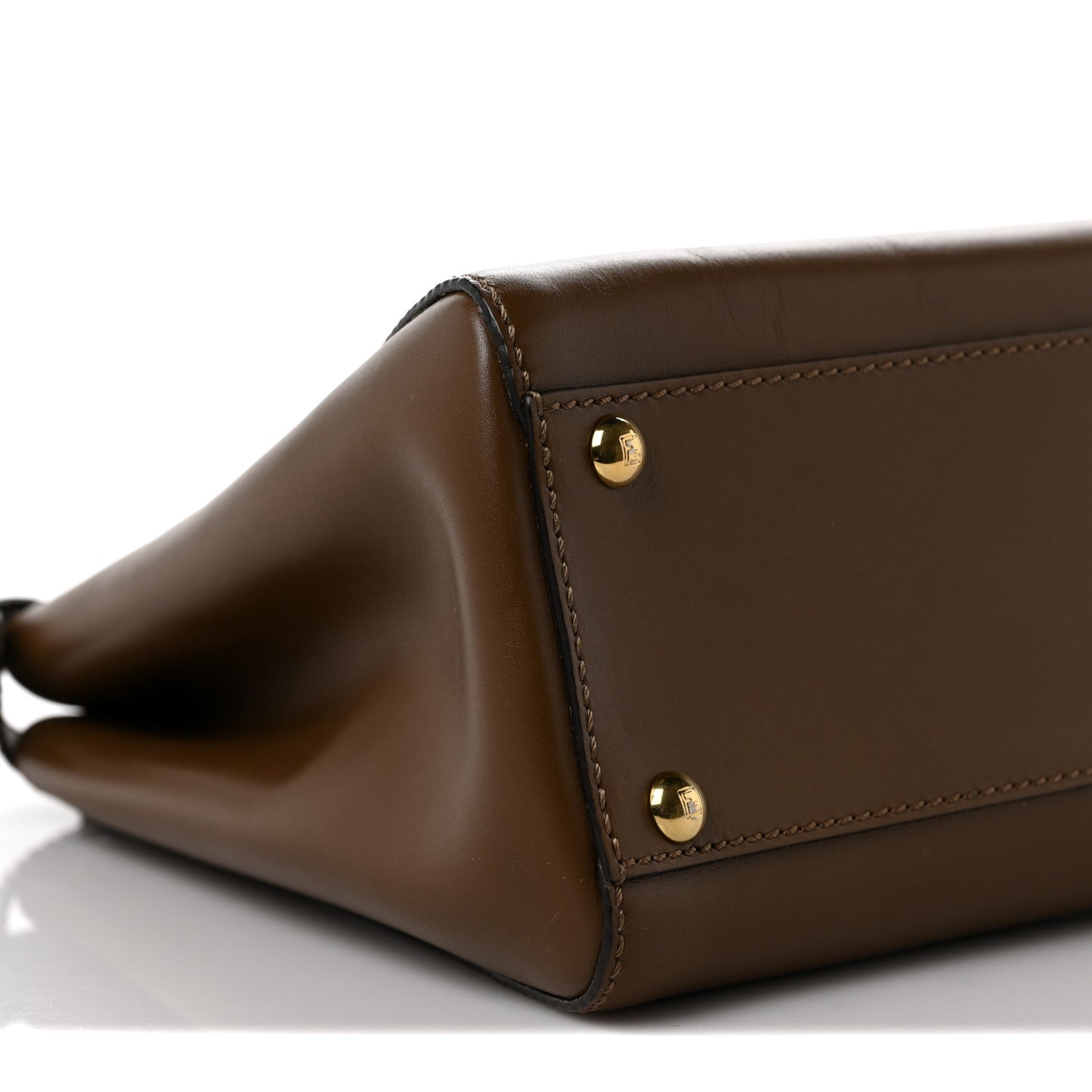 Vitello Morgan Fabric Jacquard Pequin Medium Peekaboo Iconic Satchel Foresta Tobacco Black
