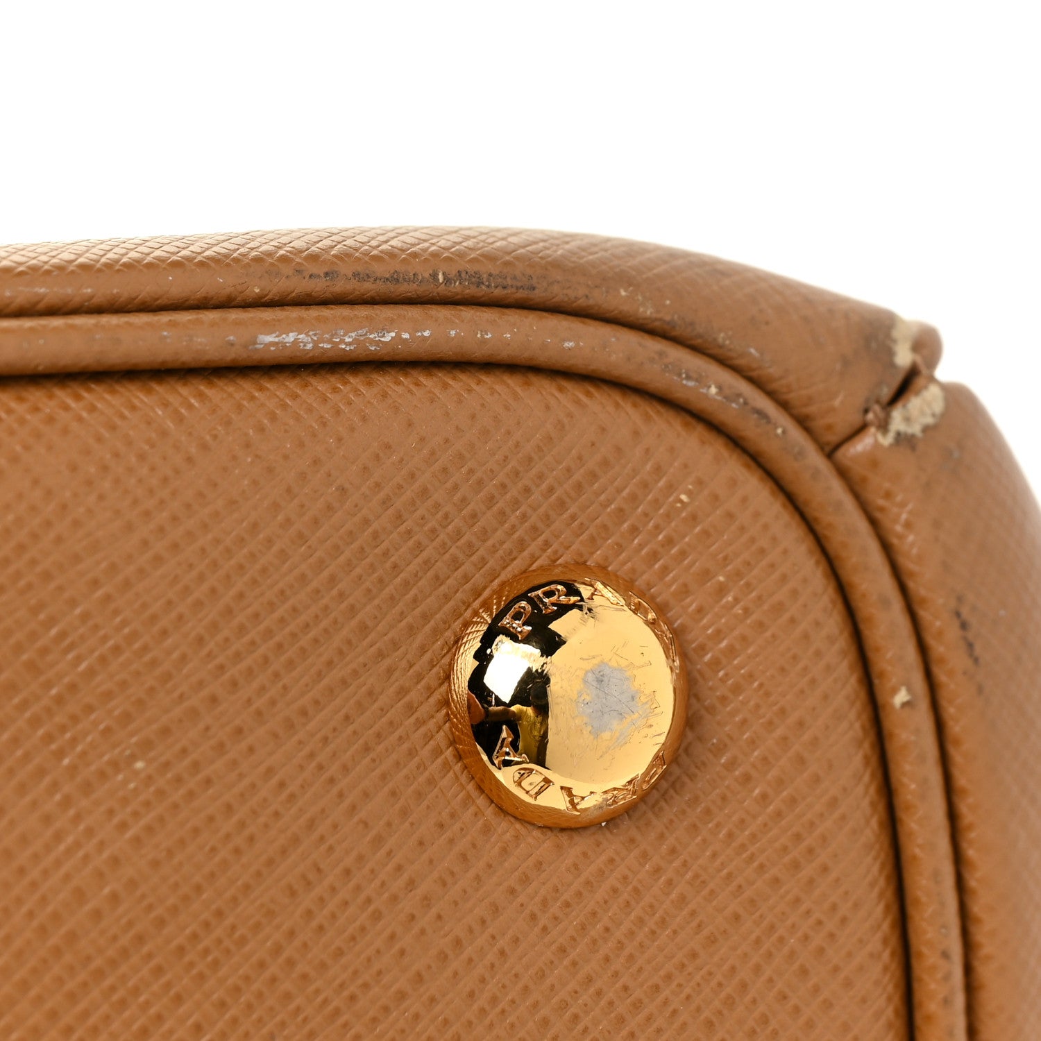 Prada Saffiano Large Galleria Double Zip Tote Caramel 24 of 32
