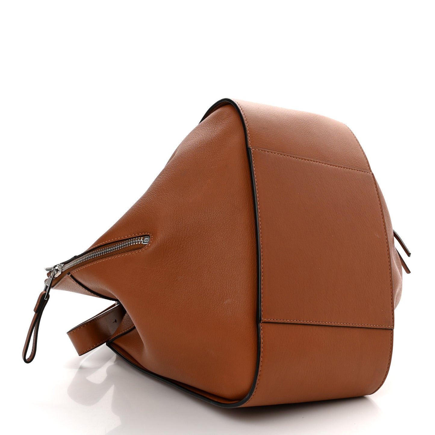 Calfskin Medium Hammock Shoulder Bag Tan