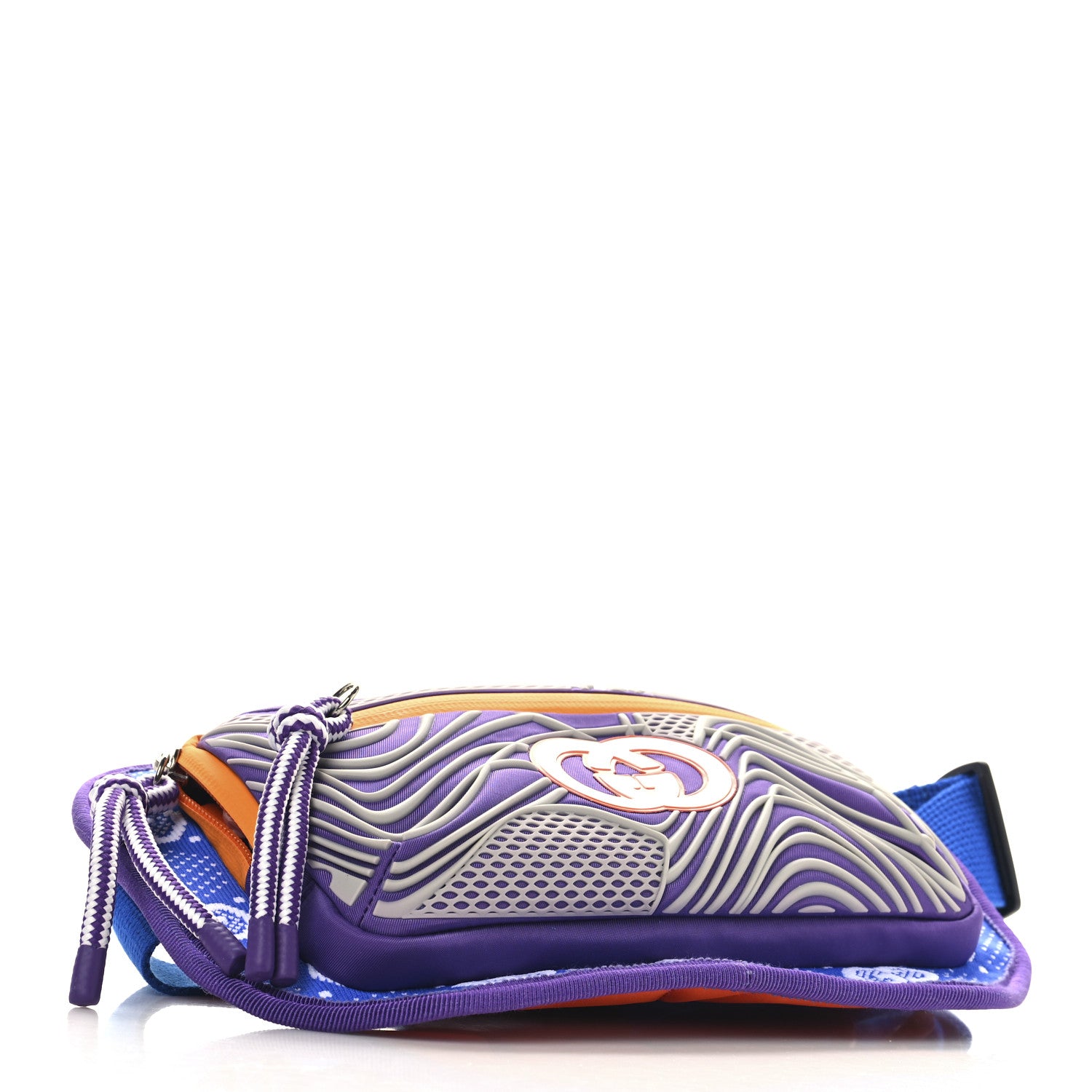 Gucci Jersey GG Monogram All Over Sporty Belt Bag Grey White Multicolor 4 of 11