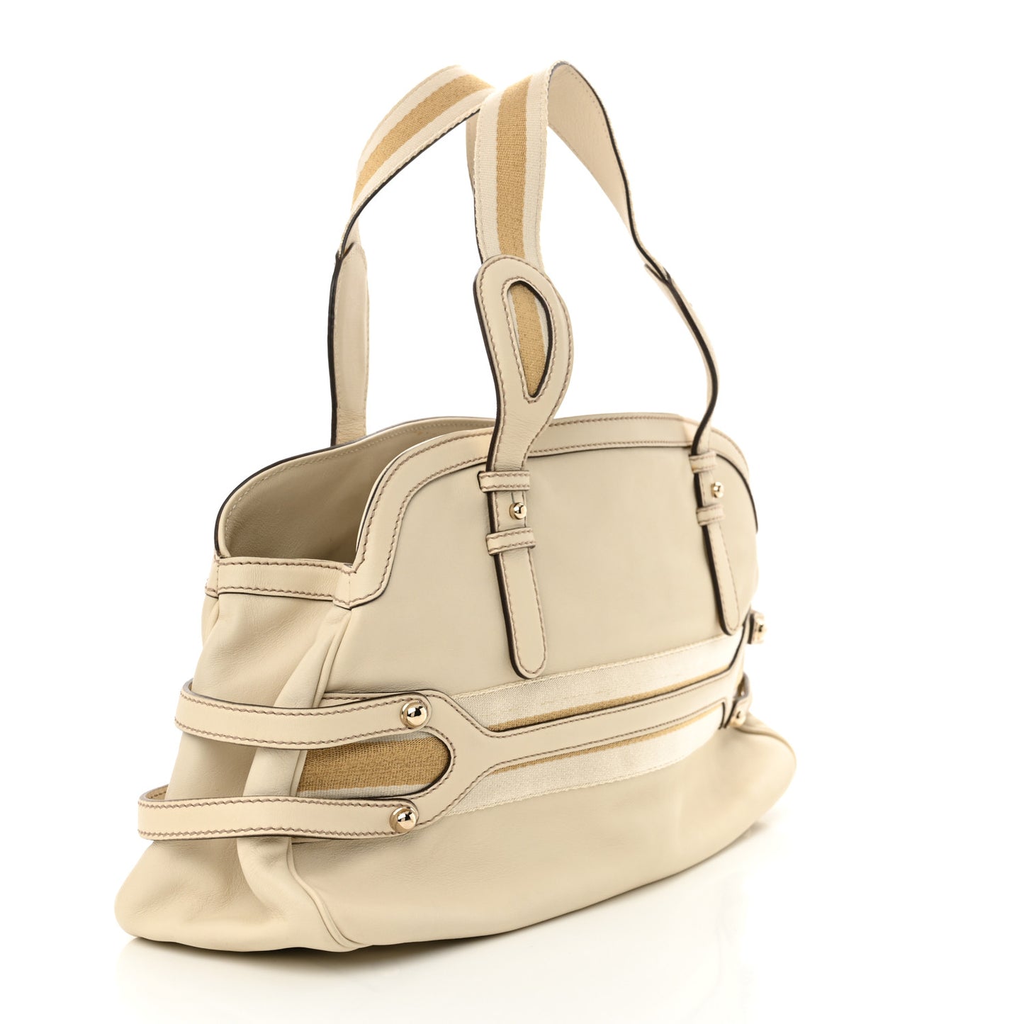 Calfskin Shoulder Bag Ivory