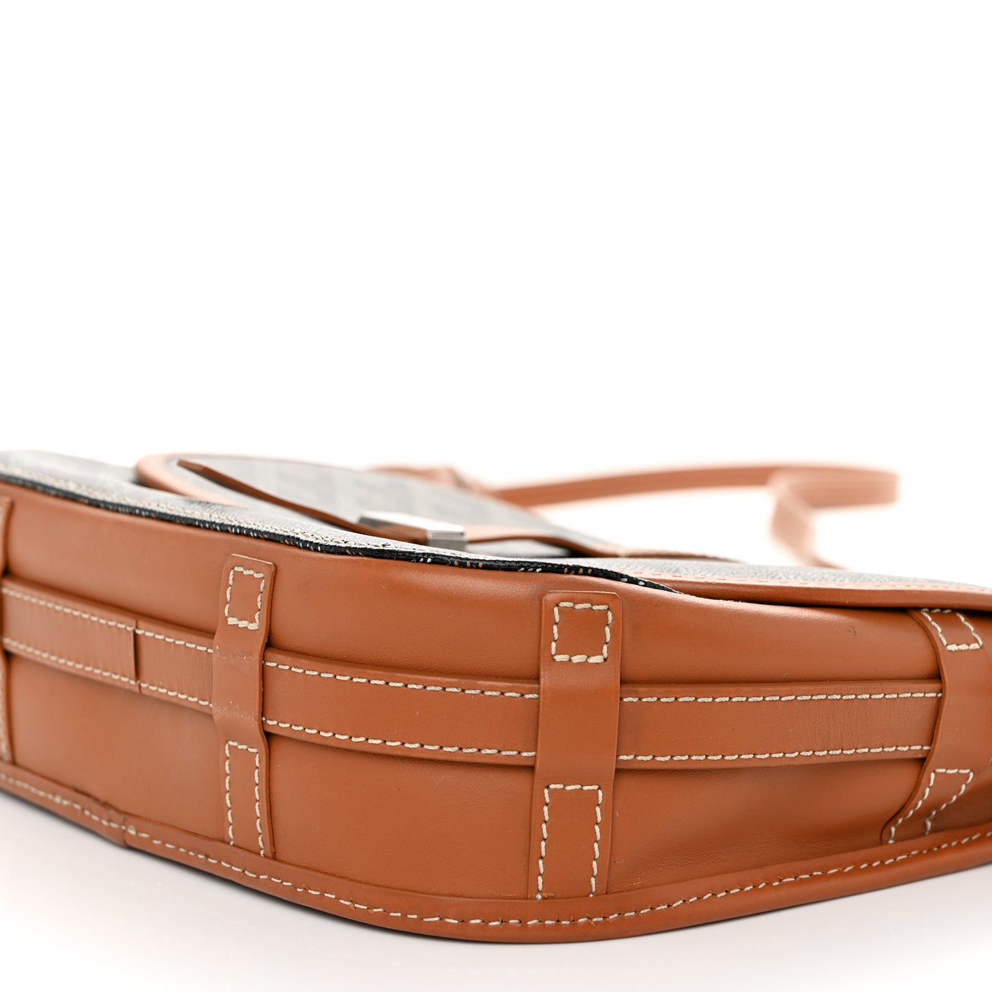 Goyardine Belvedere II PM Messenger Bag Black Gold