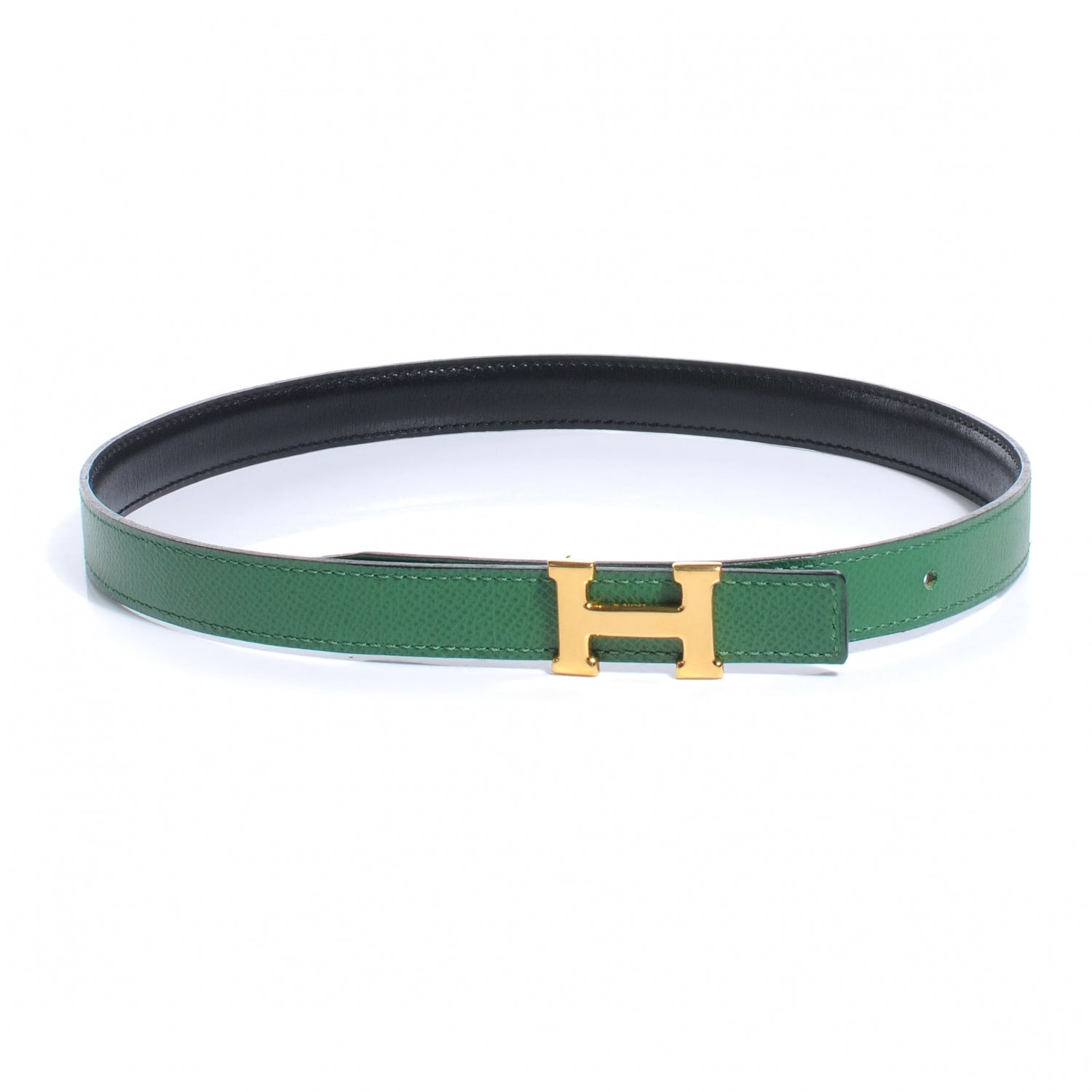 Hermes Box Courchevel Reversible Constance 18mm H Belt 65  display picture 1