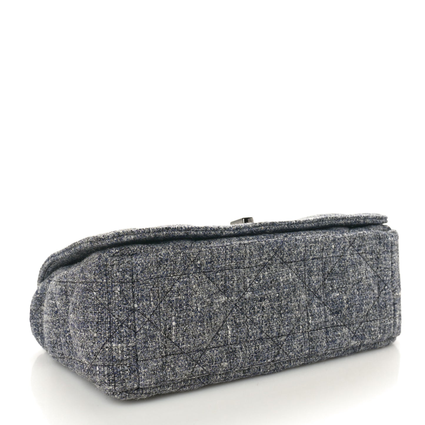 Tweed Macrocannage Medium Caro Bag Black
