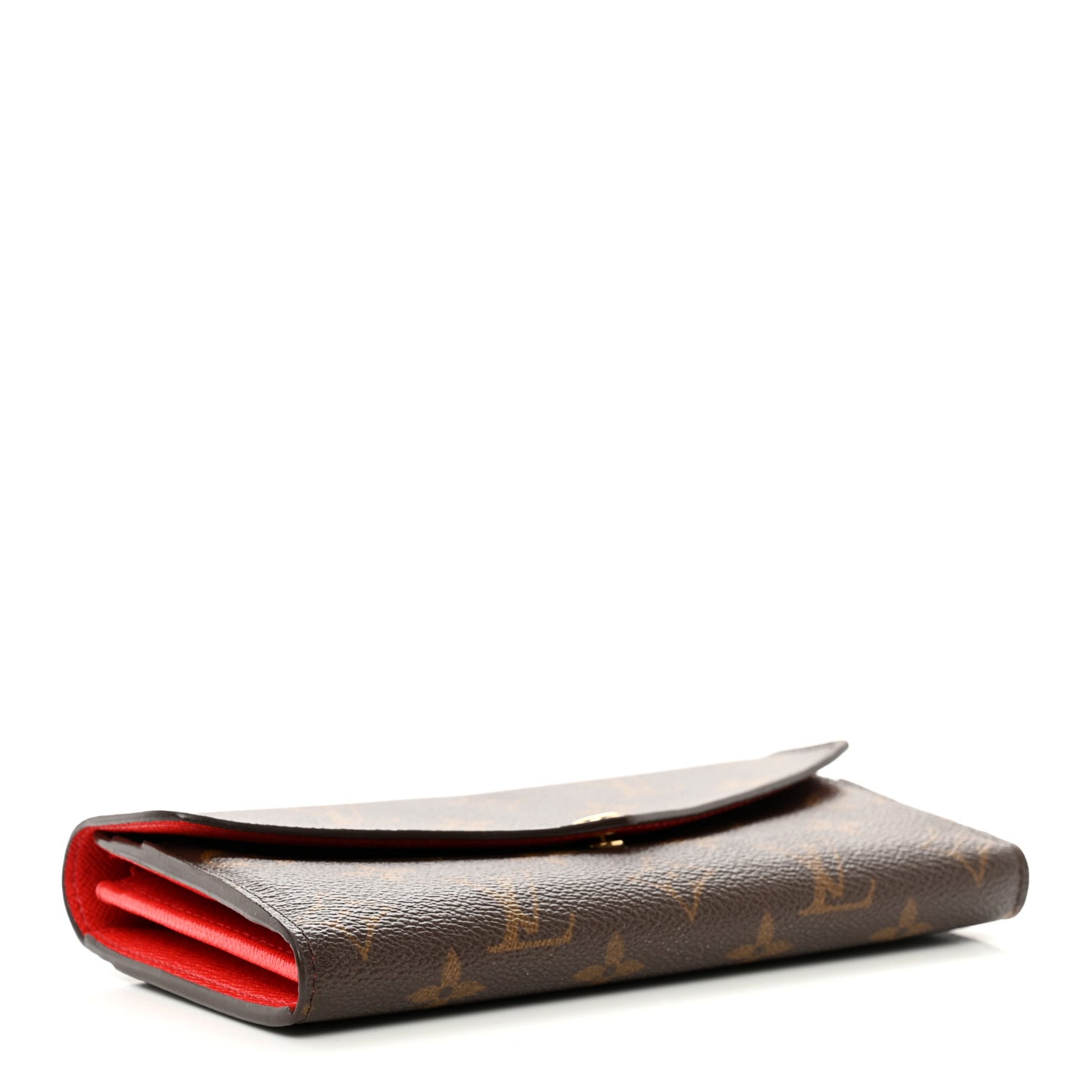 Monogram Sarah Wallet NM Coquelicot