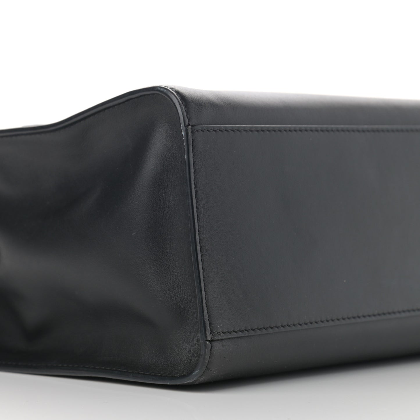 Calfskin Medusa Stud Tribute Tote Black