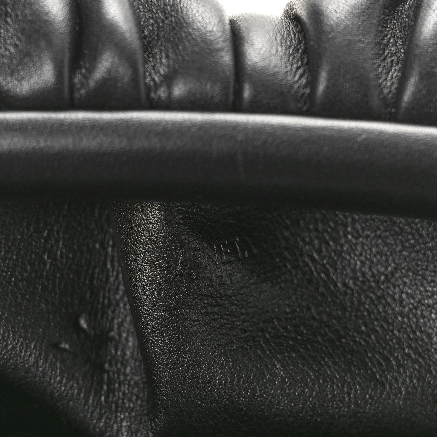 Butter Calfskin The Mini Pouch Black