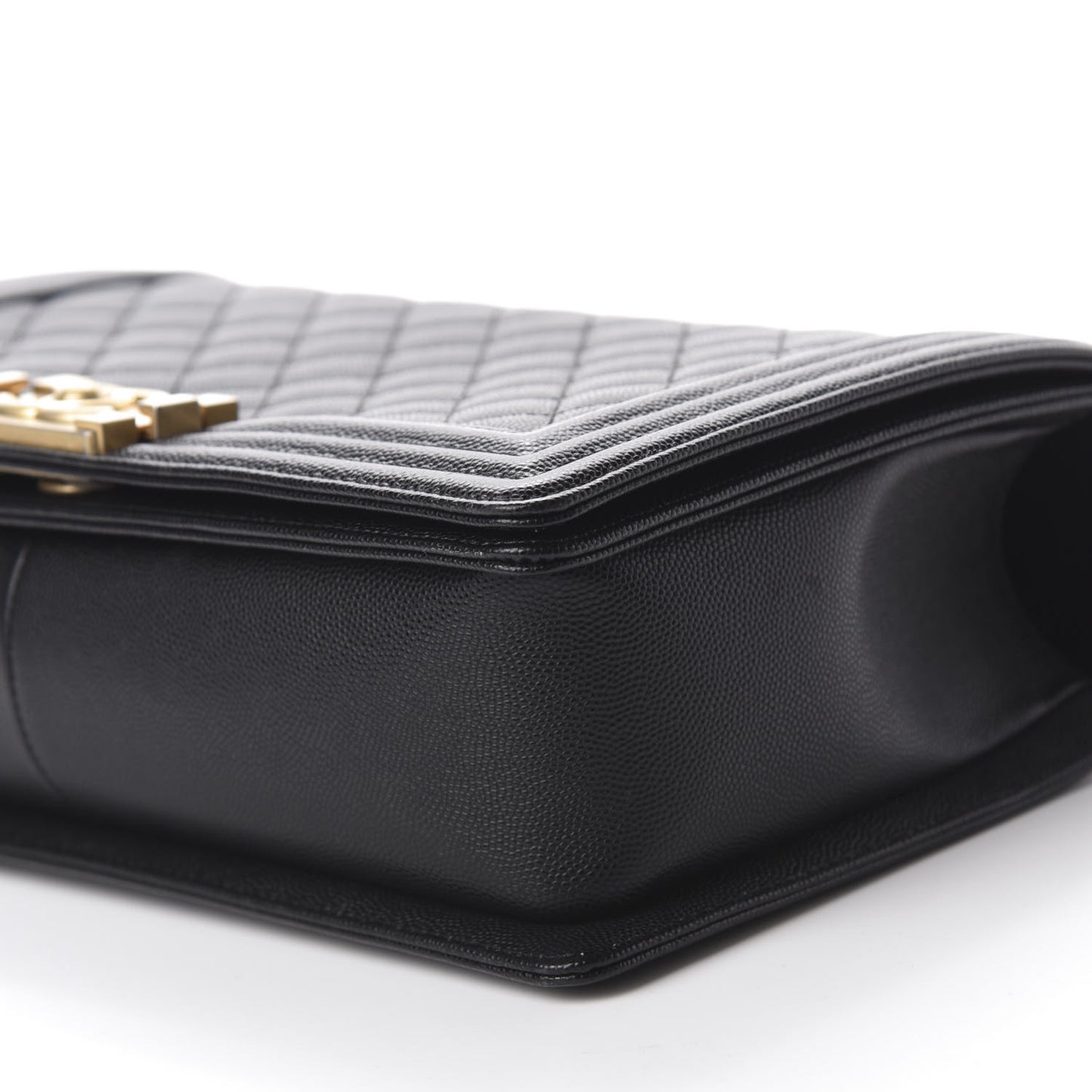 Caviar Quilted New Medium Boy Flap Black