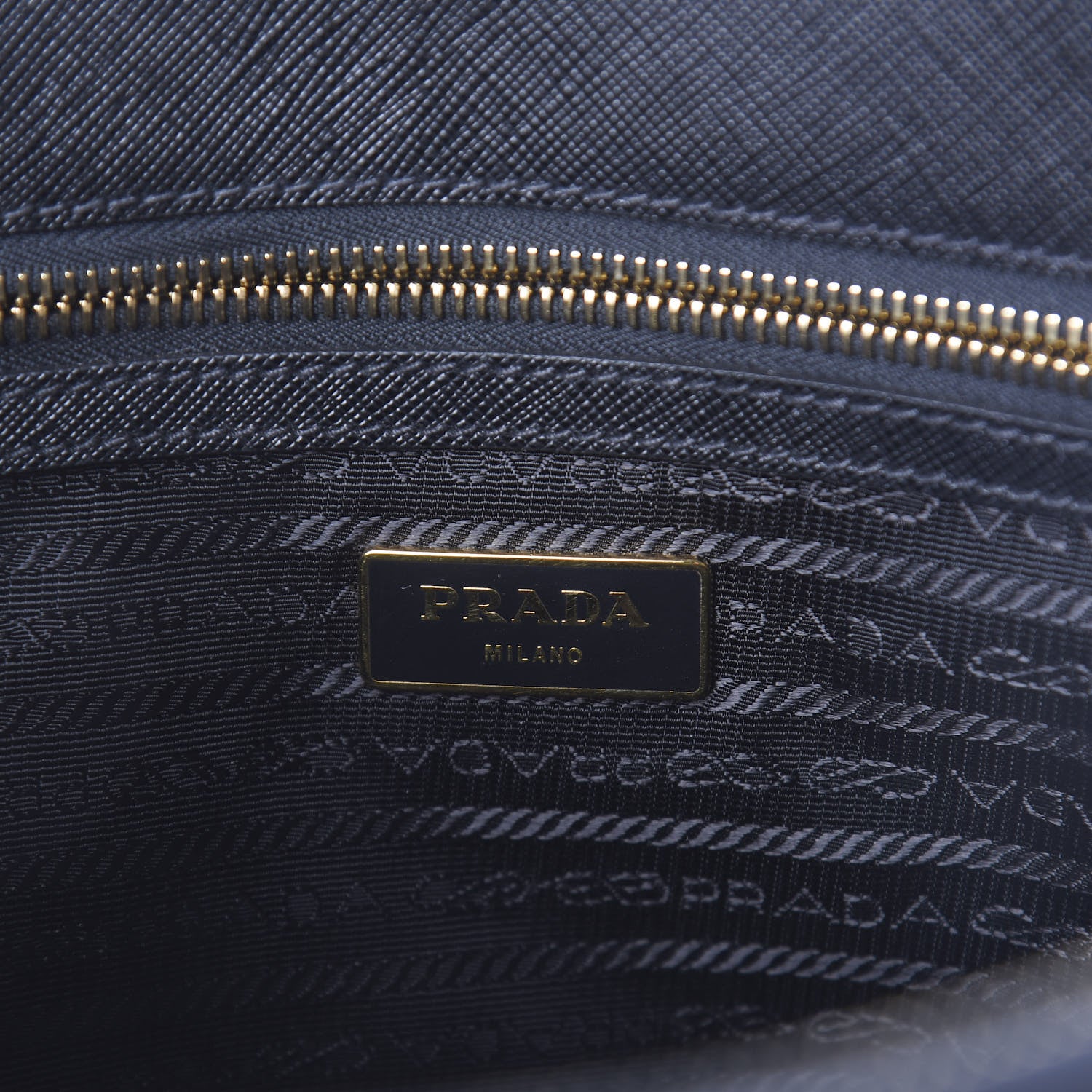 Prada Saffiano Lux Executive Tote Black 7 of 10