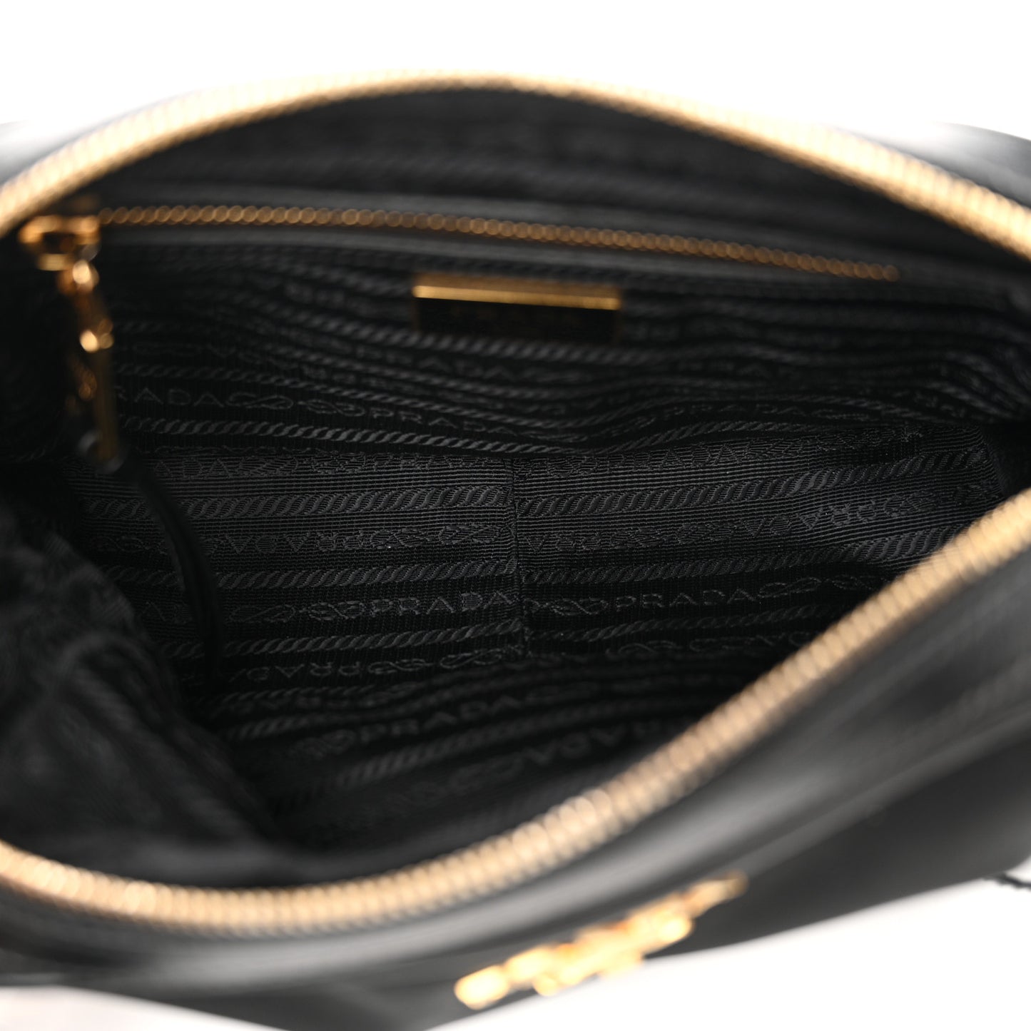 Tessuto Nylon Soft Calf Camera Bag Black
