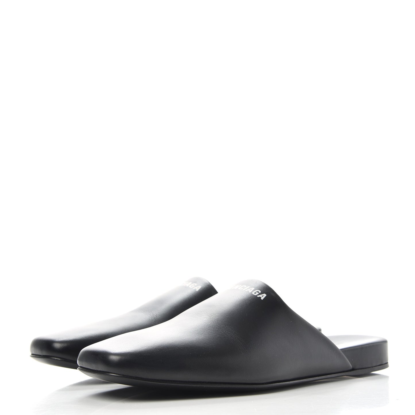 Calfskin Mules 36.5 Black
