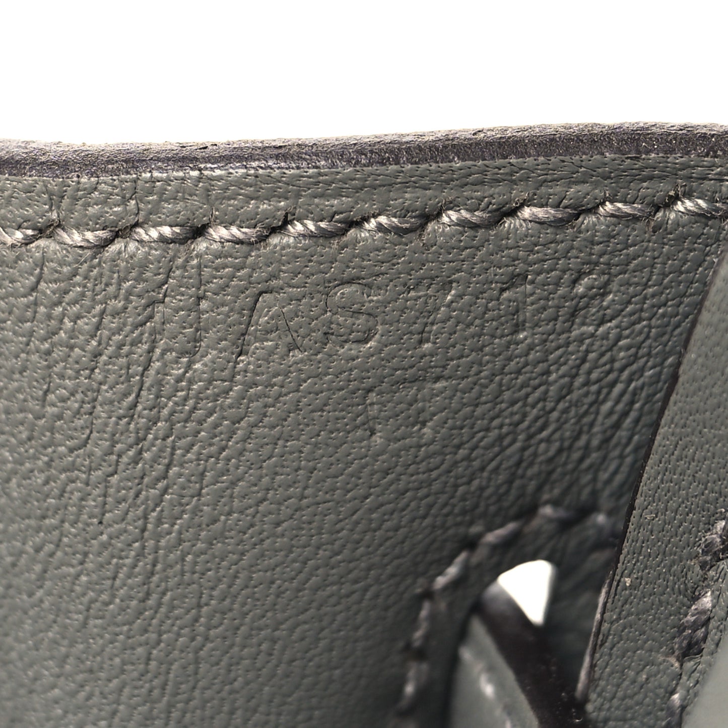 Veau Doblis Swift Grizzly Birkin 25 Gris Meyer Gris Caillou