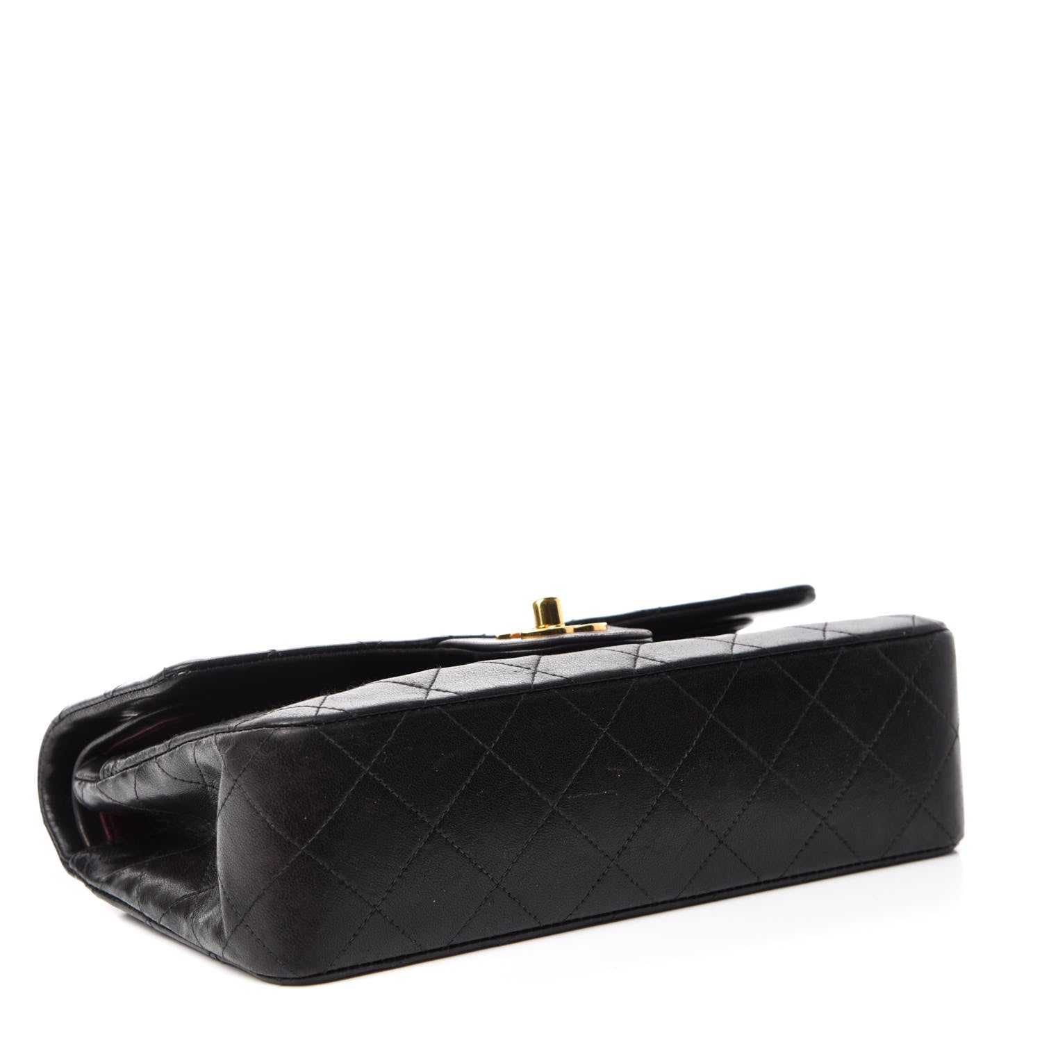 Chanel Lambskin Quilted Small Double Flap Black 4 of 14