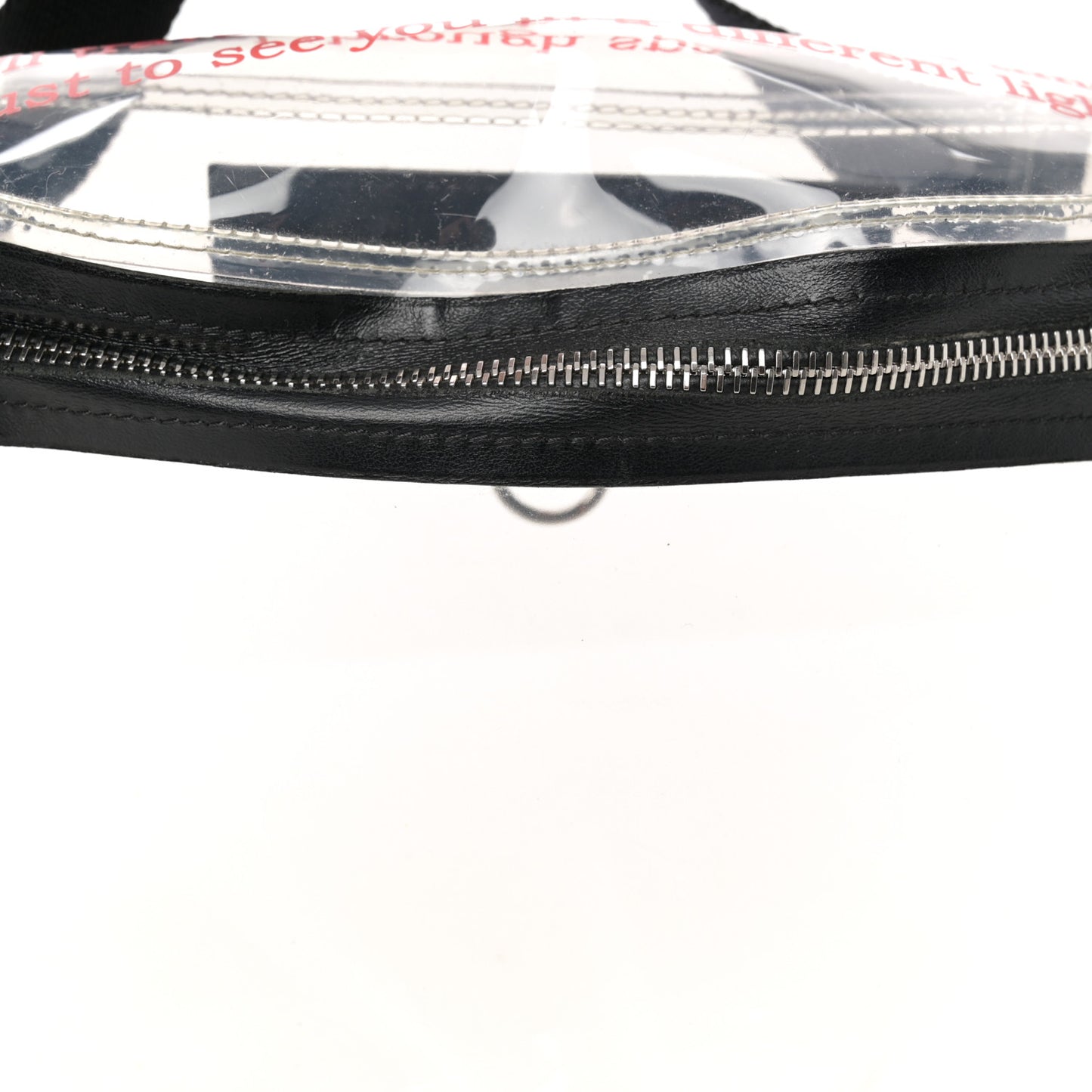 PVC VLTN Belt Bag Black