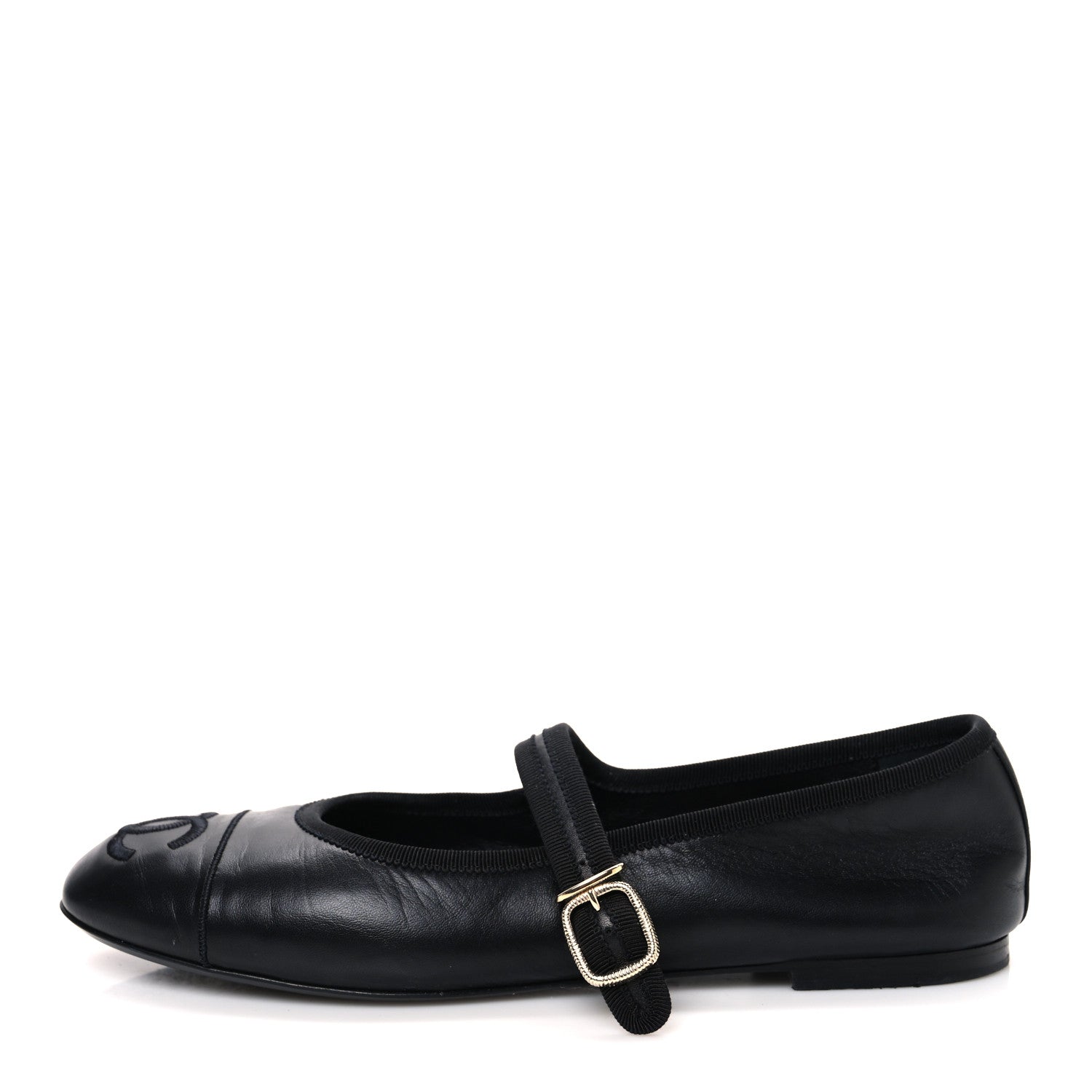 Chanel Lambskin Mary Jane Flats 40 Black 1737473 – FASHIONPHILE