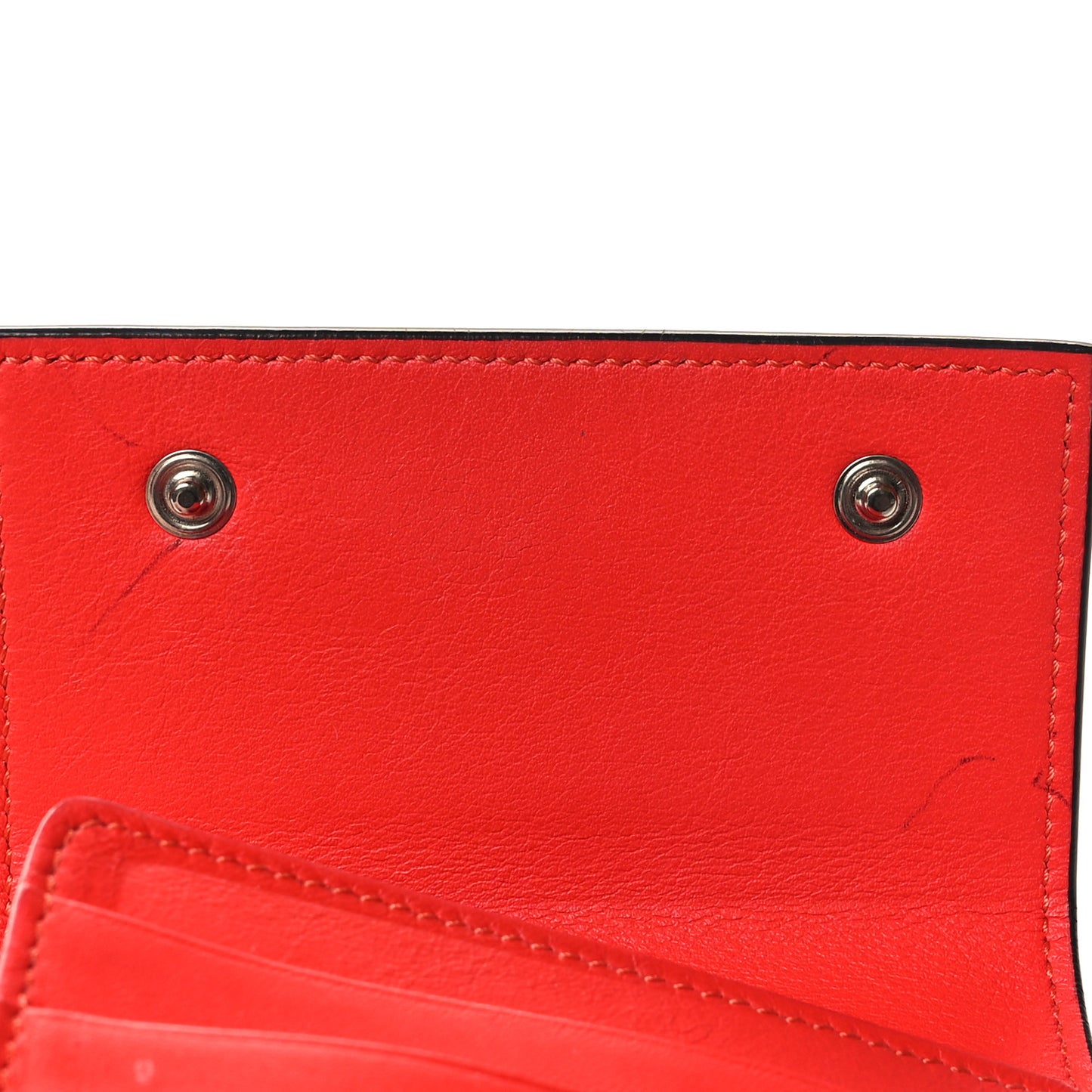 Drummed Calfskin Small Multifunction Folded Wallet Dune