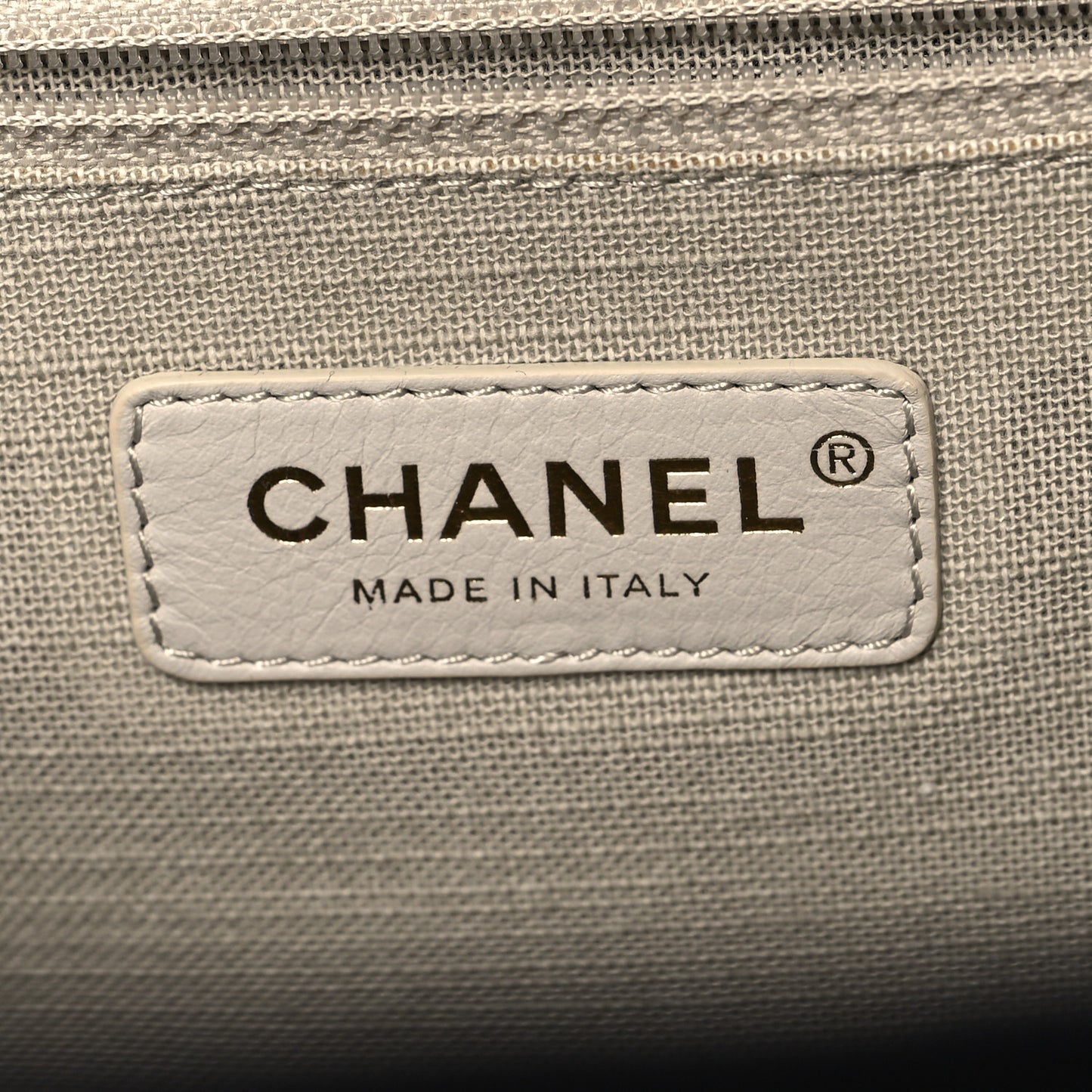 Denim Small Deauville Tote Dark Blue White