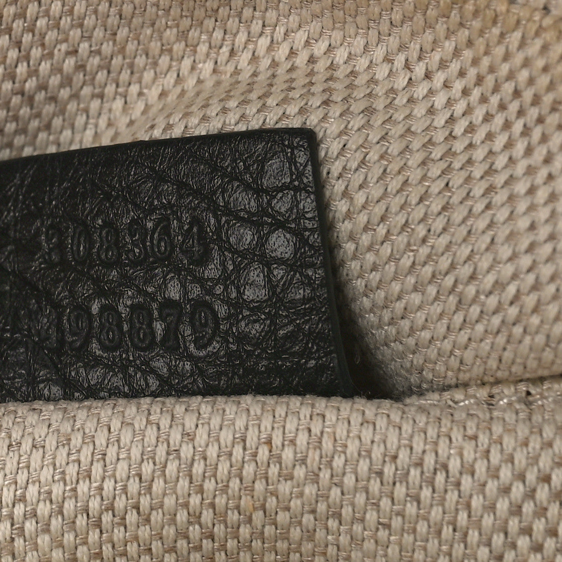 Pebbled Calfskin Small Soho Disco Bag Black