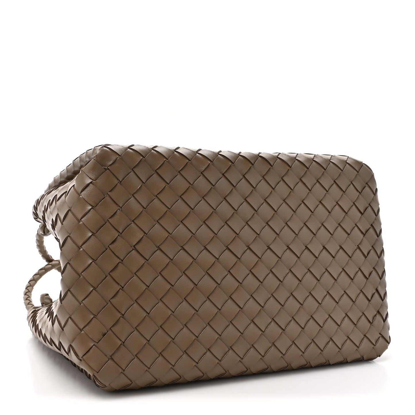 Nappa Intrecciato Large Andiamo Parachute Shoulder Bag Pinecone