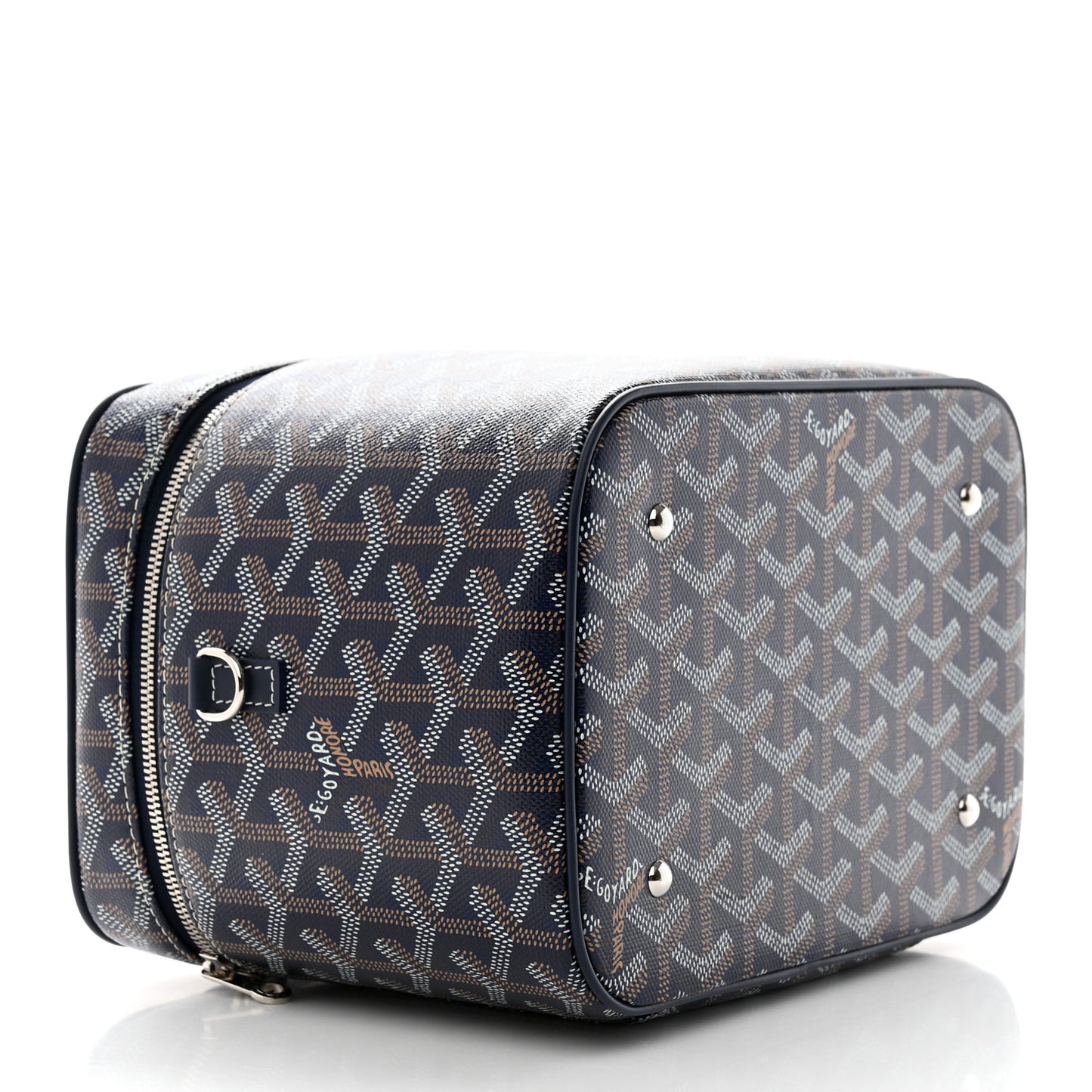 Goyardine Muse Vanity Case Navy