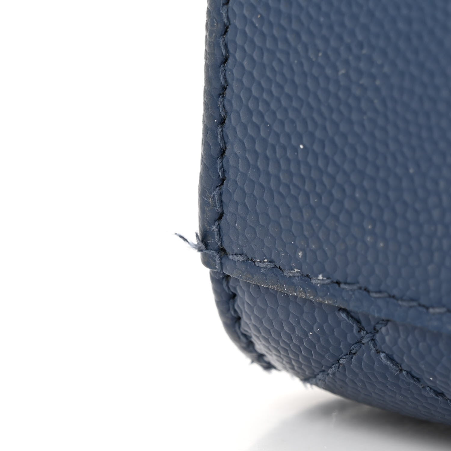 Saint Laurent Grain De Poudre Textured Mixed Matelasse Triquilt Medium Monogram Satchel Deep Marine 12 of 12