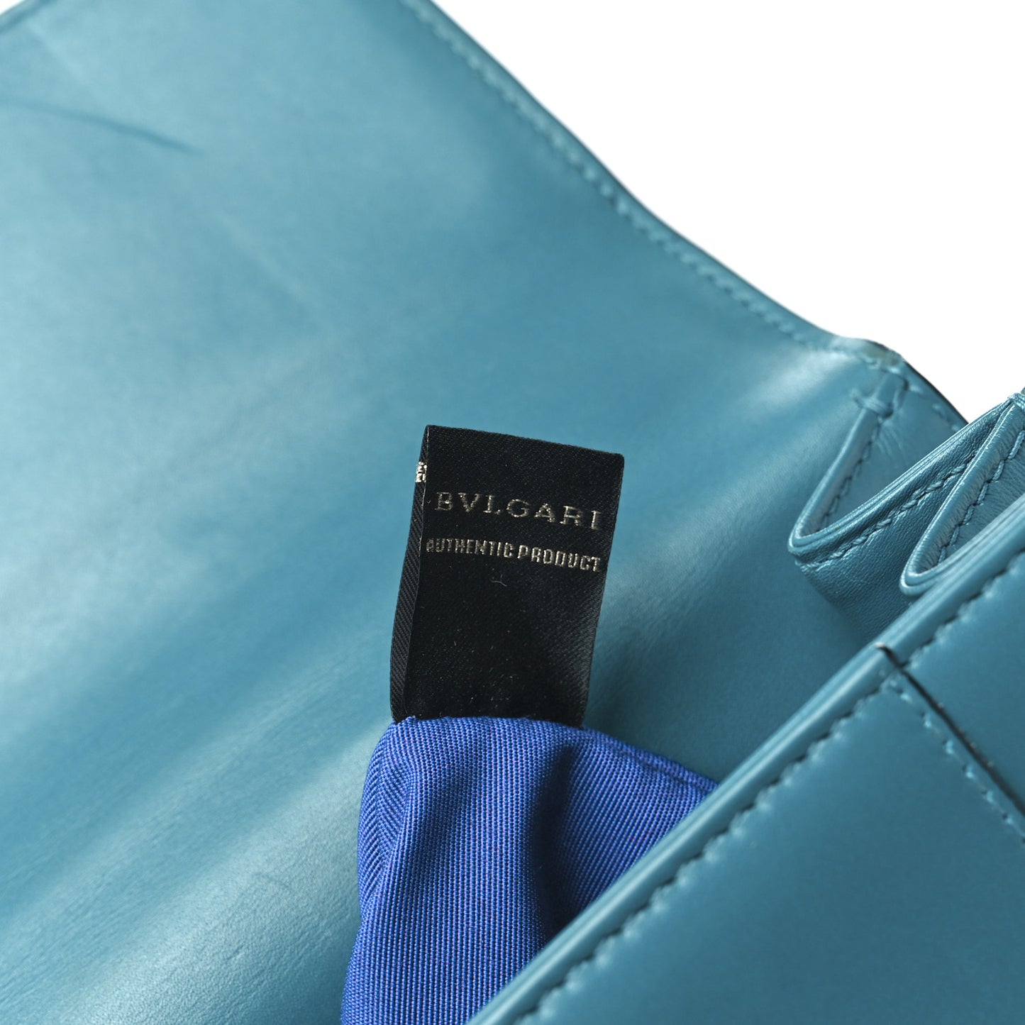 Calfskin Serpenti Forever Top Handle Blue