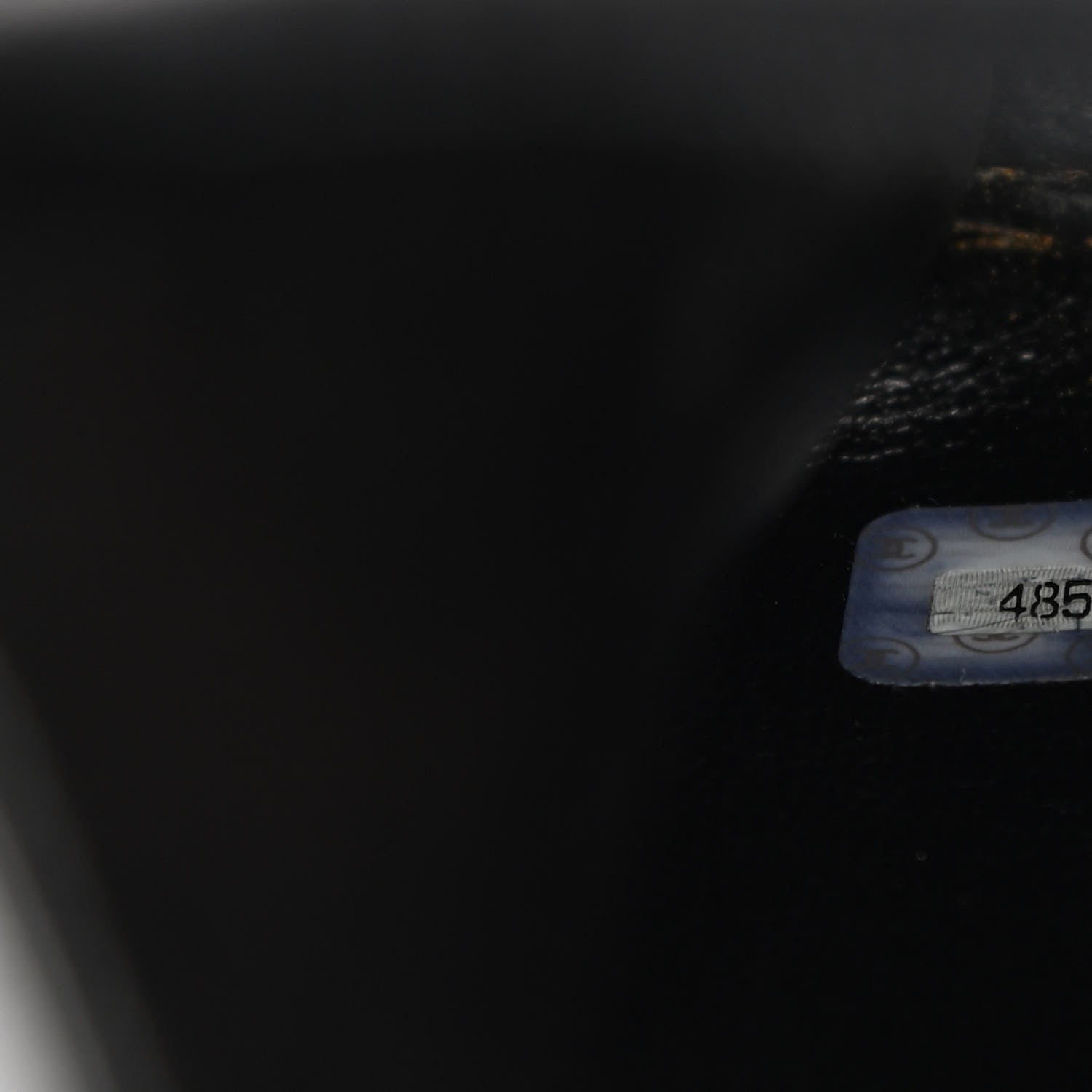 Chanel Glazed Calfskin Quilted Coco ID Chain Bag Black 8 of 15