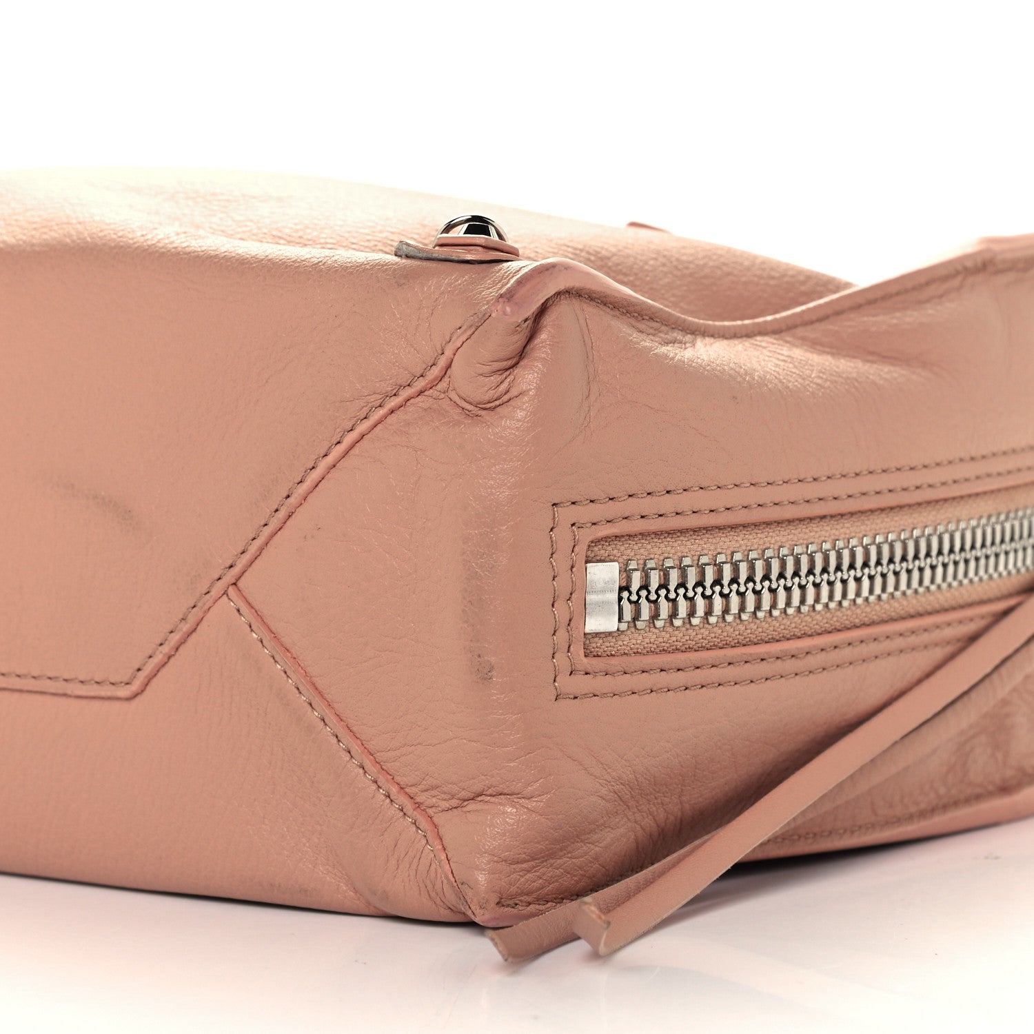 Balenciaga Calfskin Papier Mini A4 Zip Around Tote Beige Desert 10 of 10