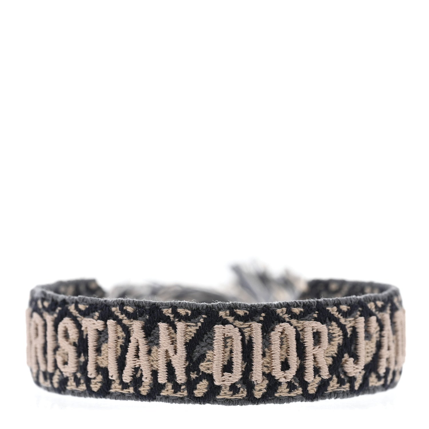 Christian Dior Woven Cotton J'Adior Friendship Bracelet Navy