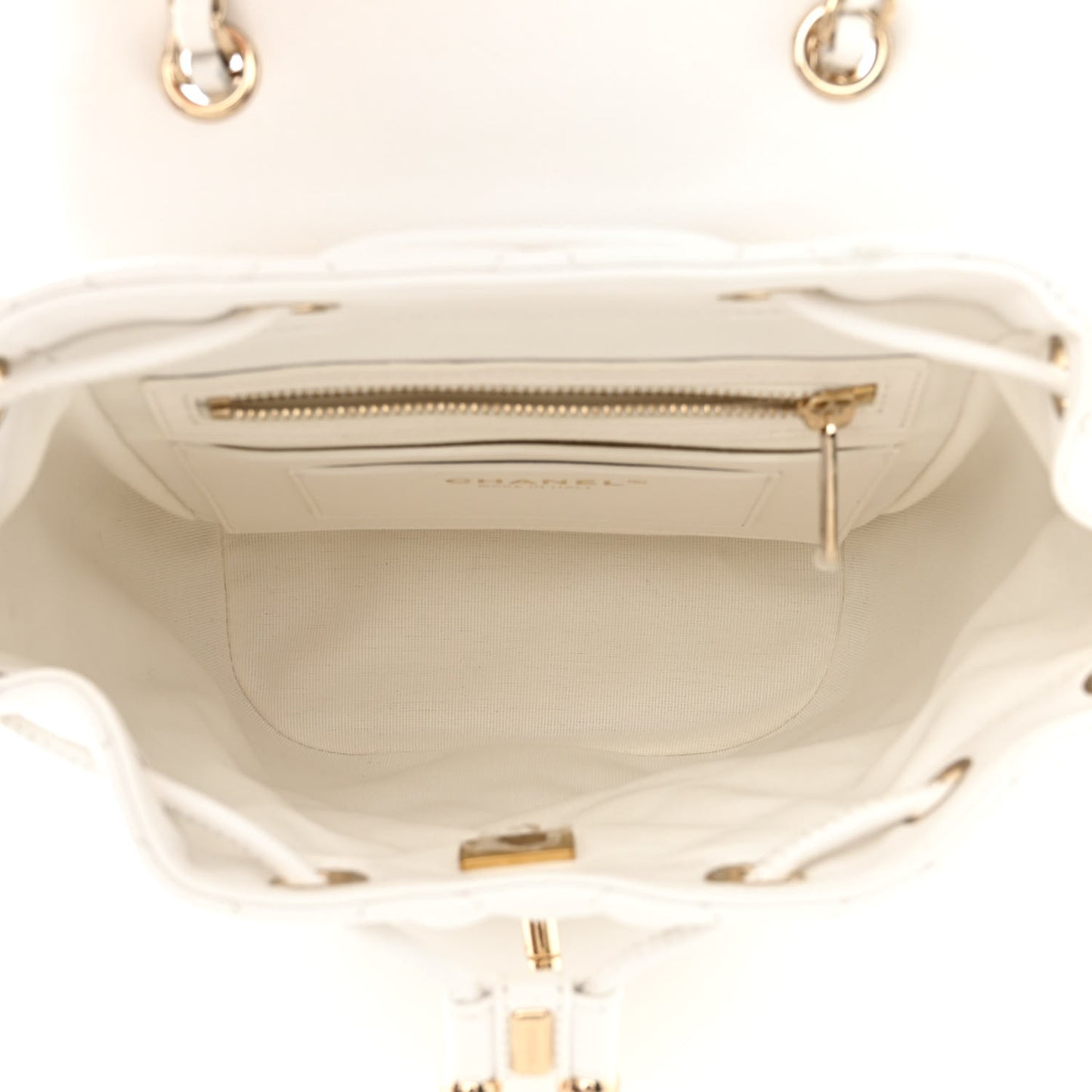 Caviar Quilted Urban Spirit Backpack White
