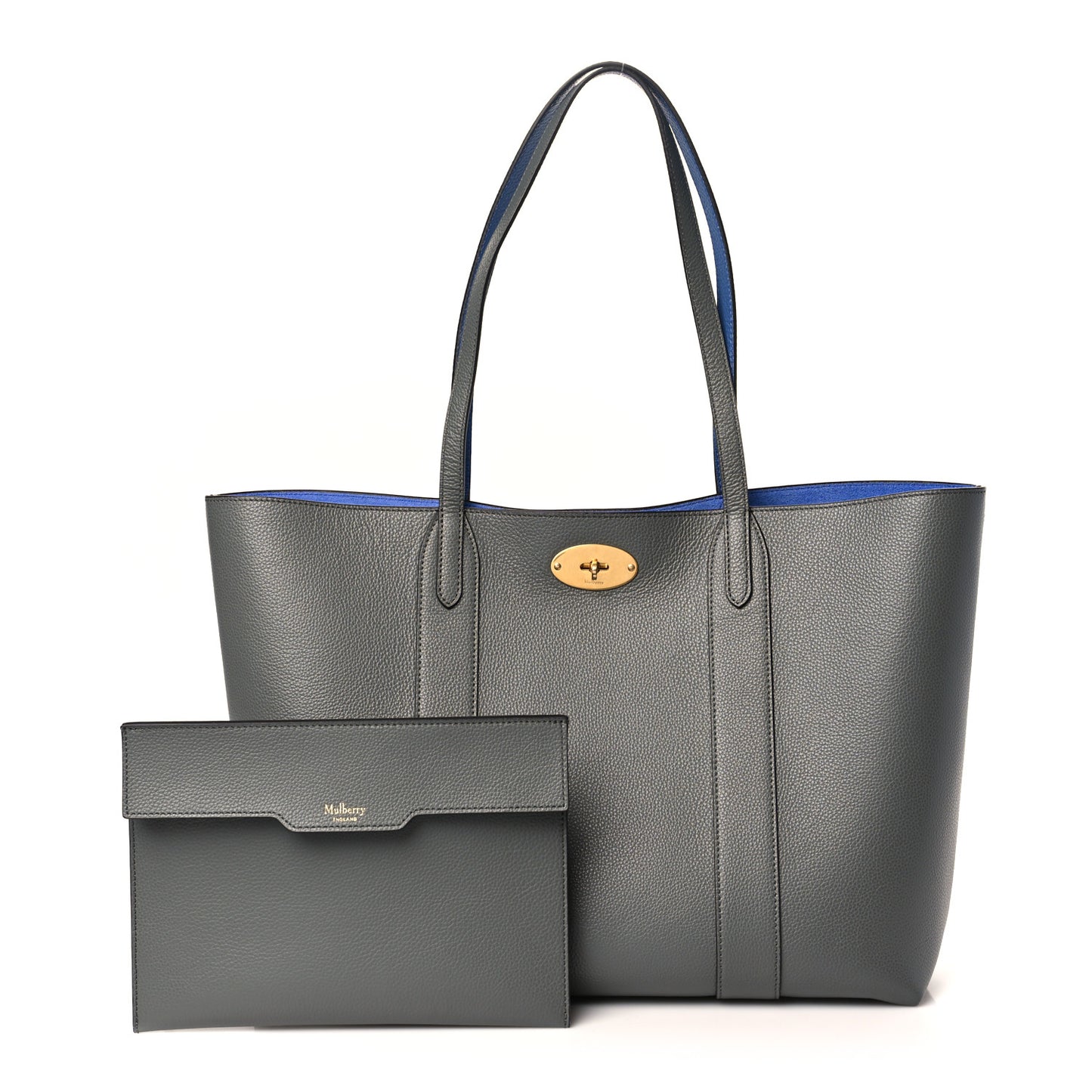 Small Classic Grain Bayswater Tote Charcoal