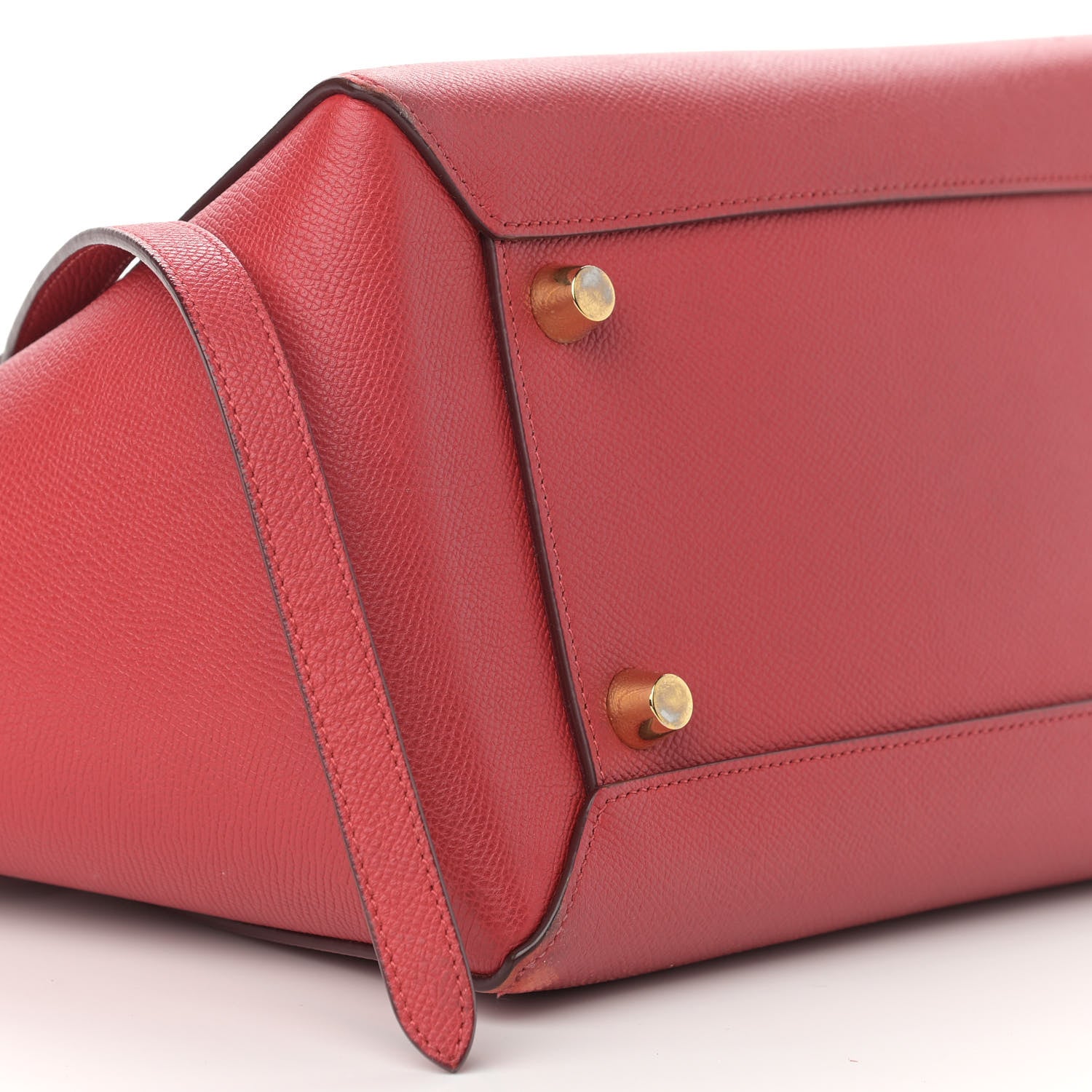 Celine Grained Calfskin Mini Belt Bag Coquelicot 10 of 19