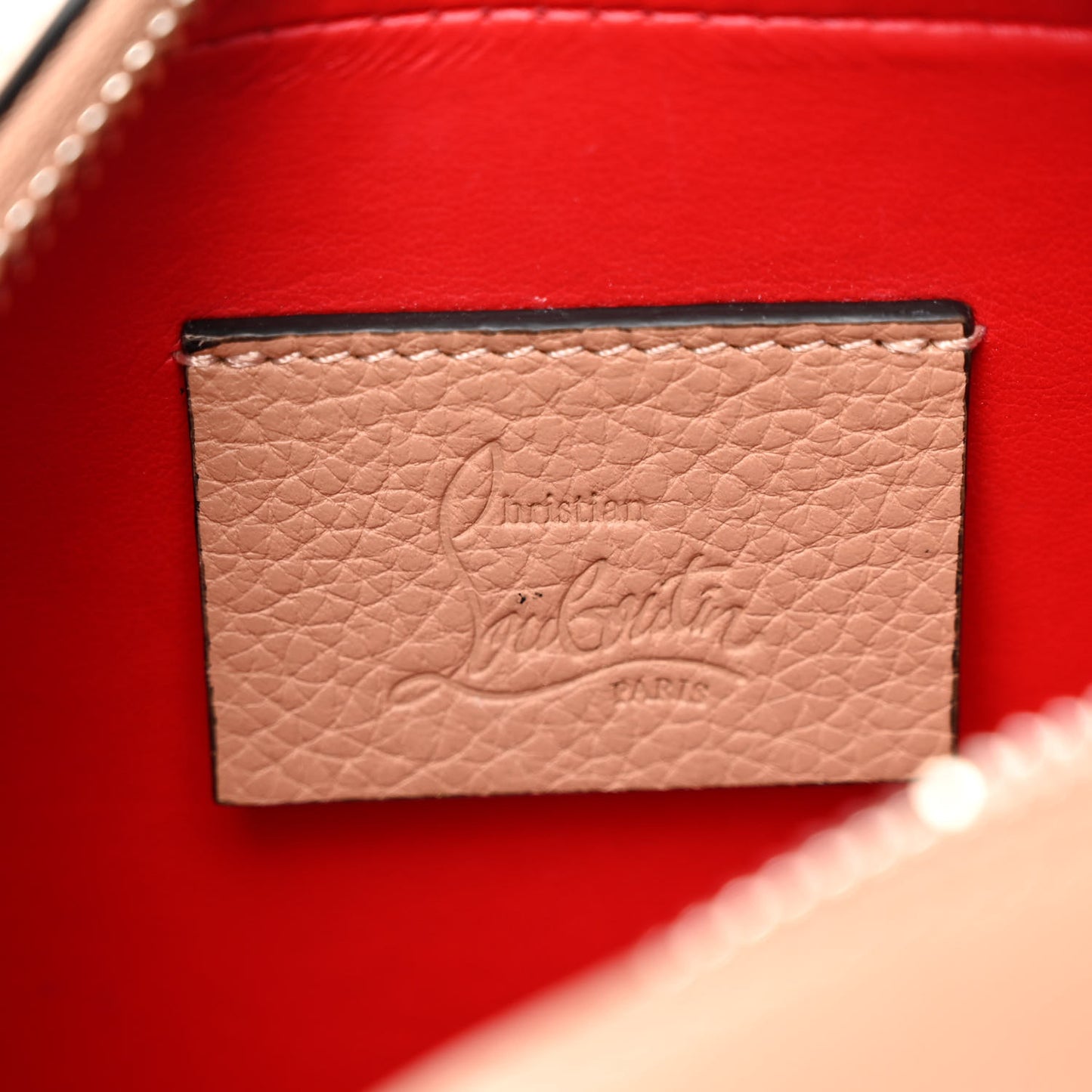 Calfskin Mini Rubylou Crossbody Nude