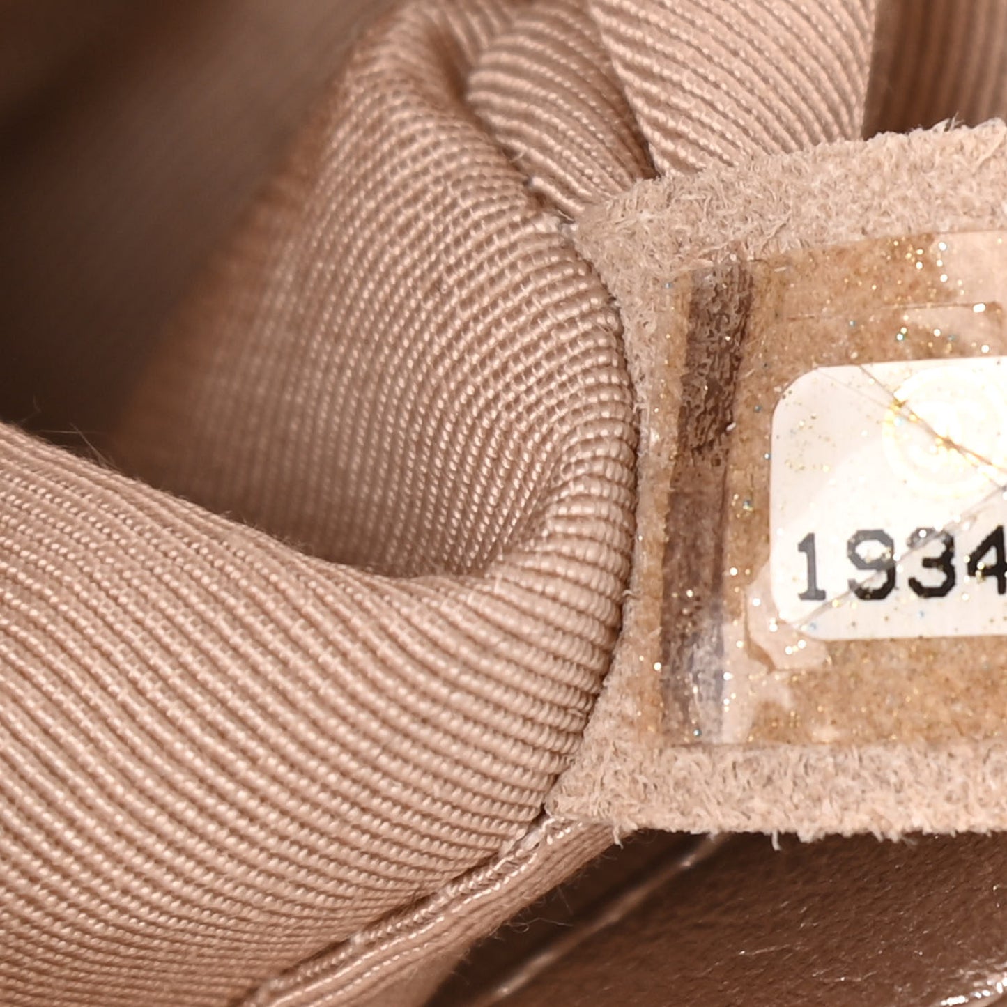 Metallic Calfskin Crystal Studded Small Boy Flap Light Pink