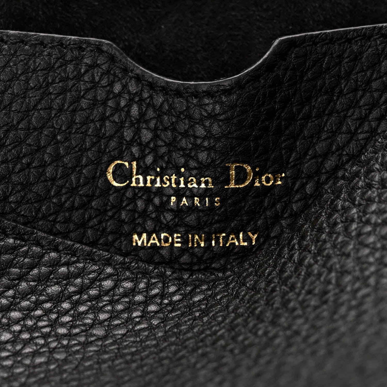 Christian Dior Grained Calfskin Large Bobby Flap Black 6 of 12