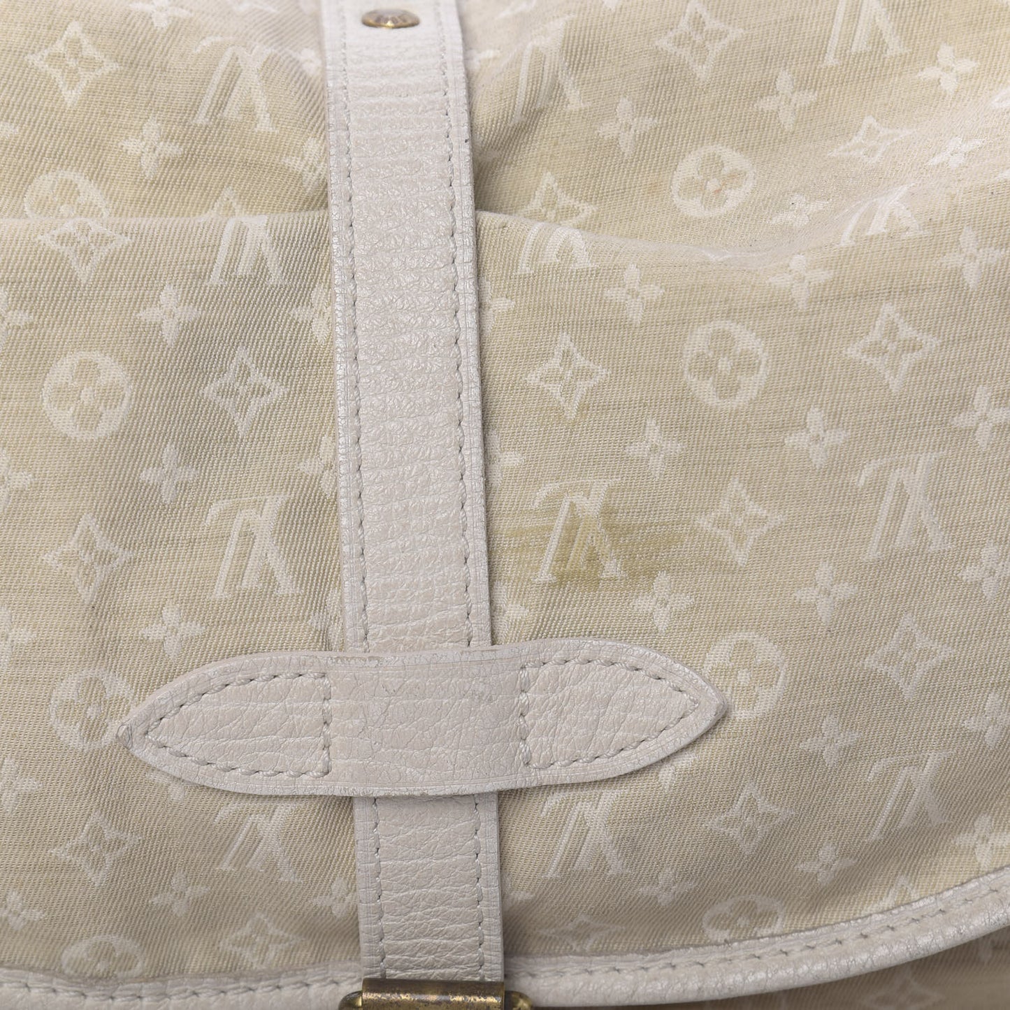 Monogram Mini Lin Saumur Dune