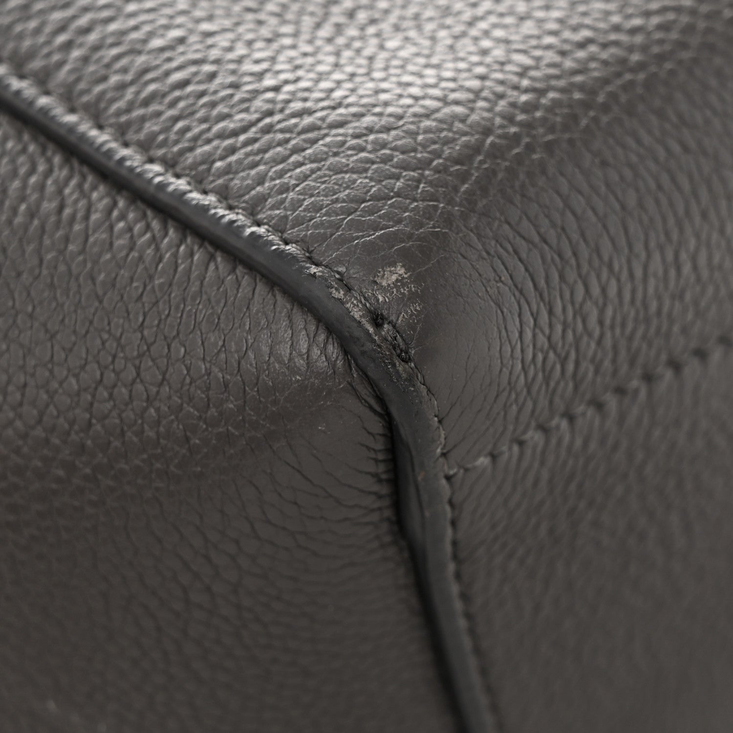 Celine Soft Grained Calfskin Sangle Bucket Bag Grey 12 of 14