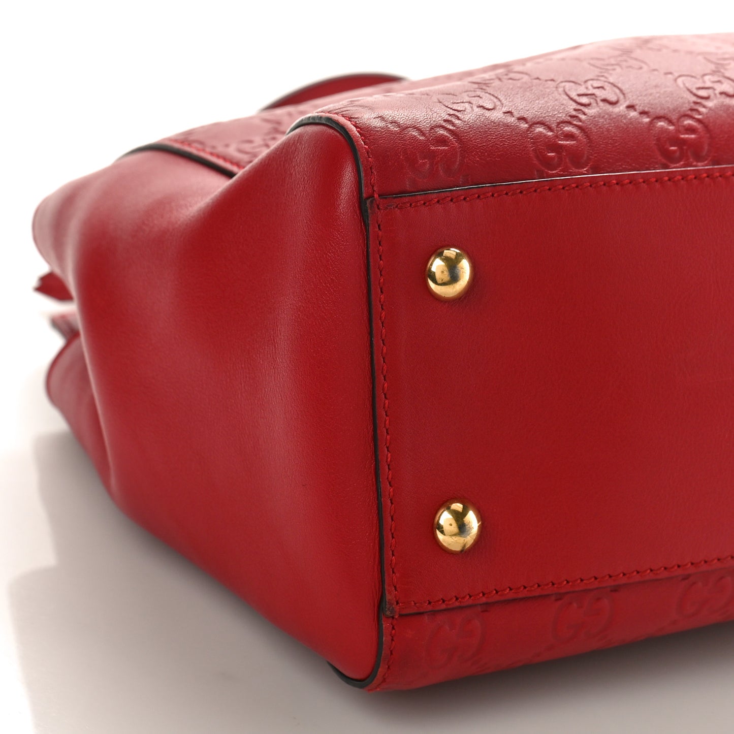 Guccissima Signature Medium Shoulder Tote Bag Red