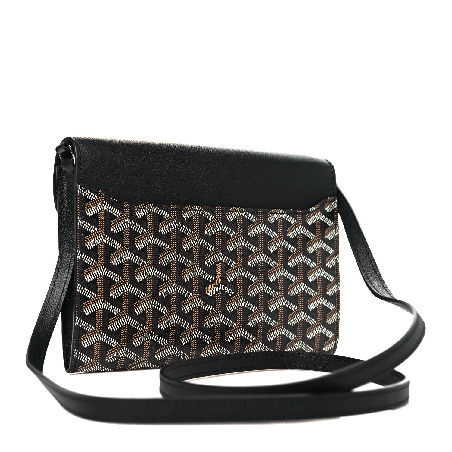 Goyard Goyardine Calfskin Chypre Wallet Pouch Black 3 of 10