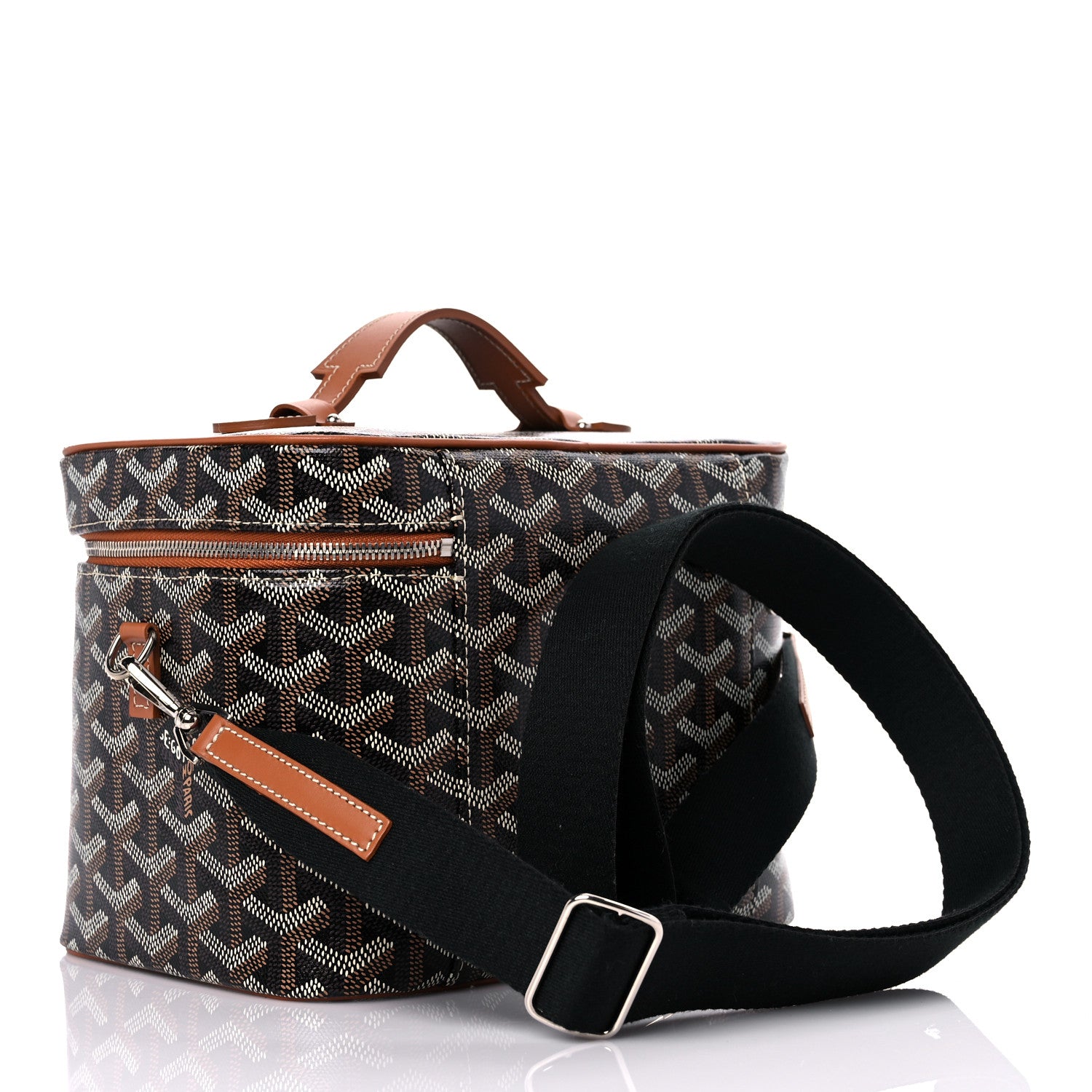 Goyard Goyardine Muse Vanity Case Black Gold 3 of 9