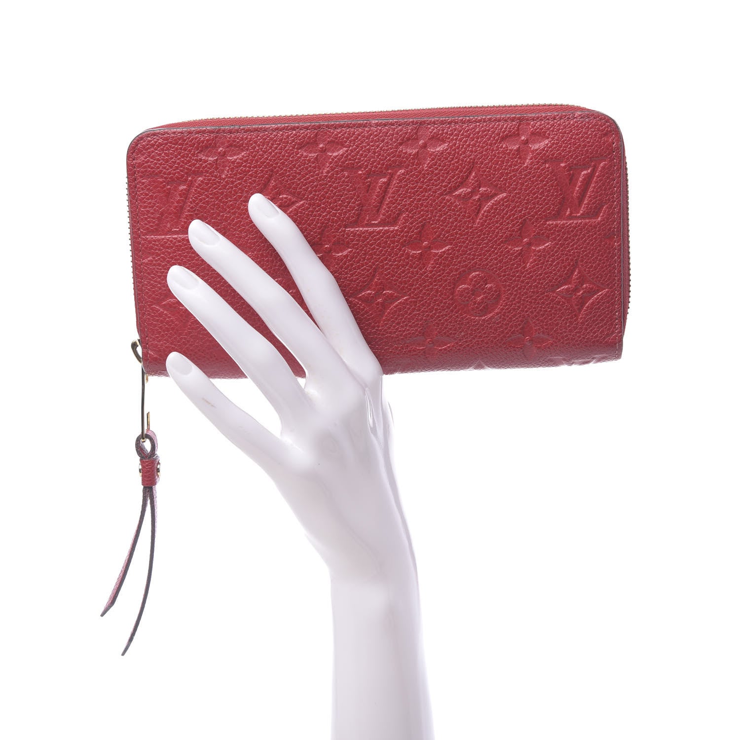 Louis Vuitton Empreinte Zippy Wallet Cherry 2 of 6